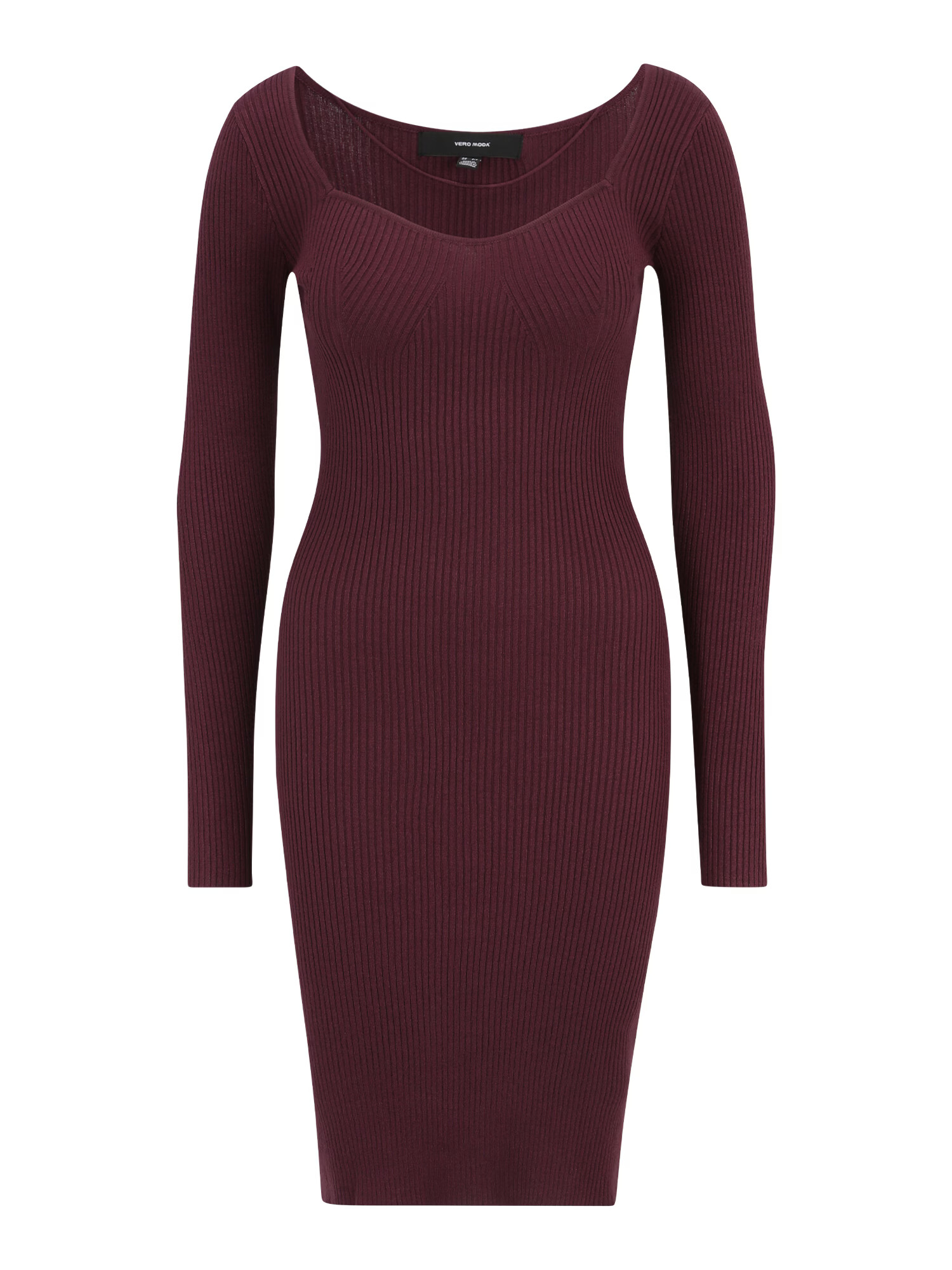 Vero Moda Tall Rochie tricotat 'WILLOW' roșu bordeaux - Pled.ro