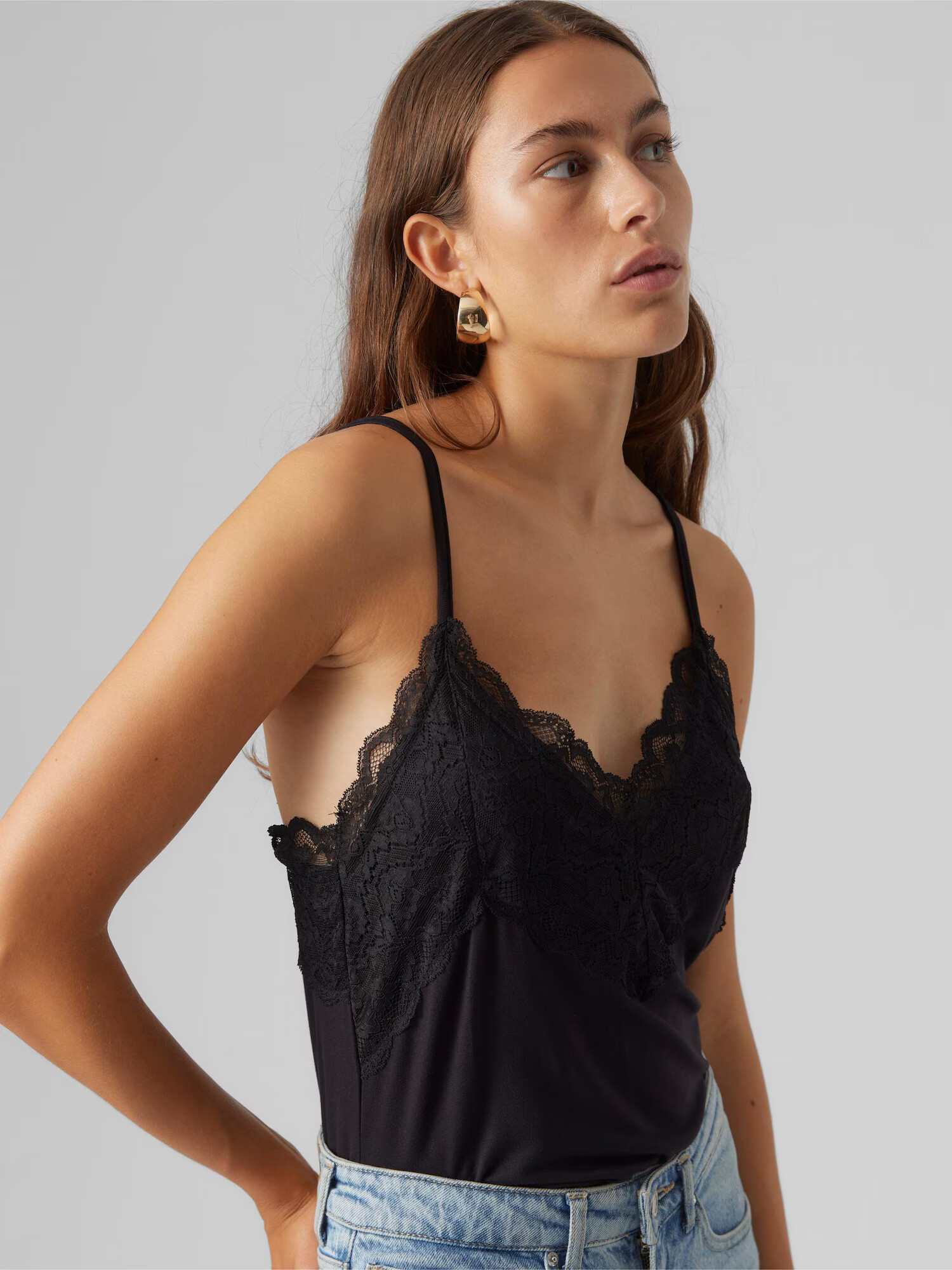 Vero Moda Tall Top 'AMANDA' negru - Pled.ro