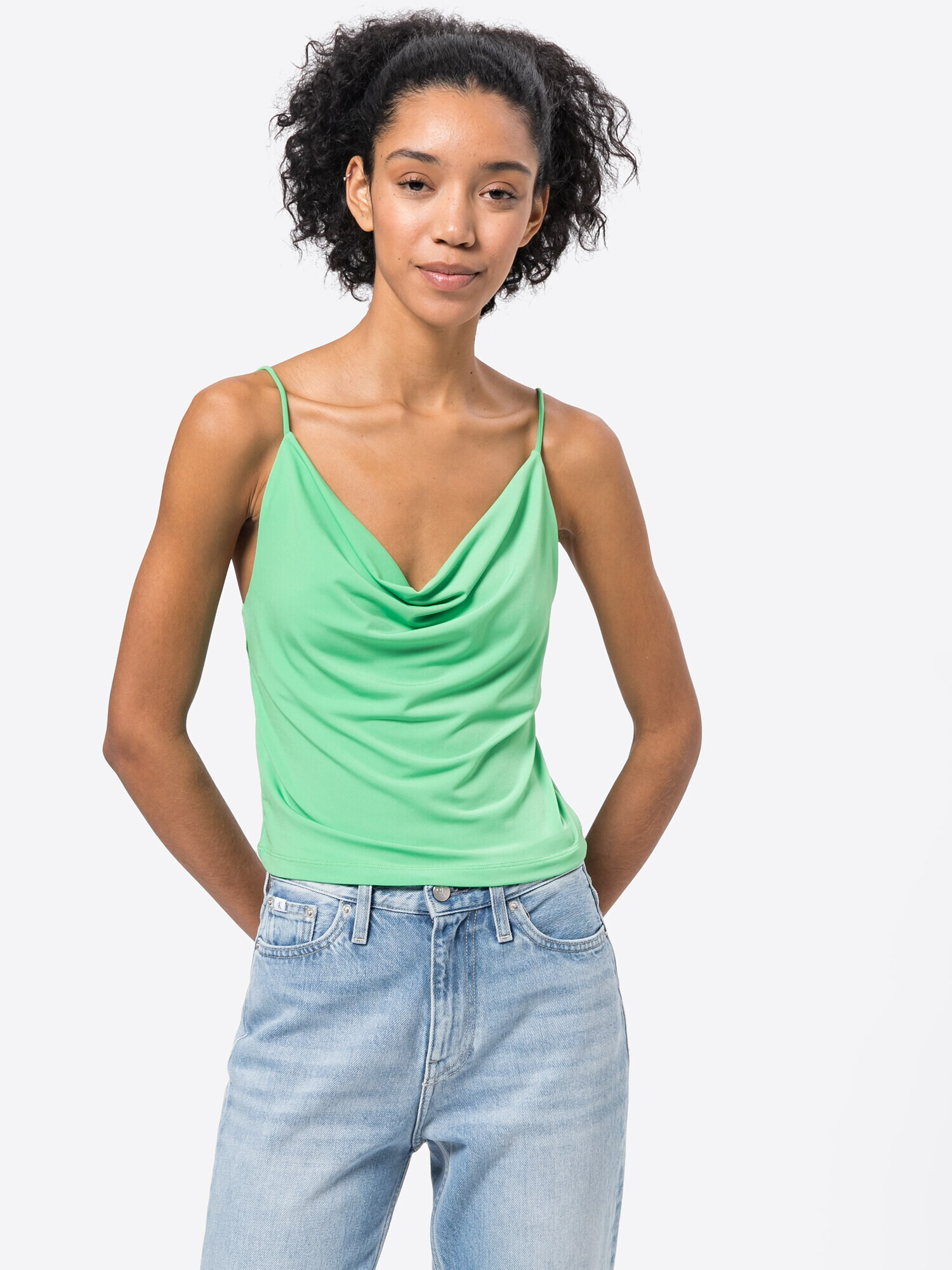 VERO MODA Top 'ALASKA' verde limetă - Pled.ro