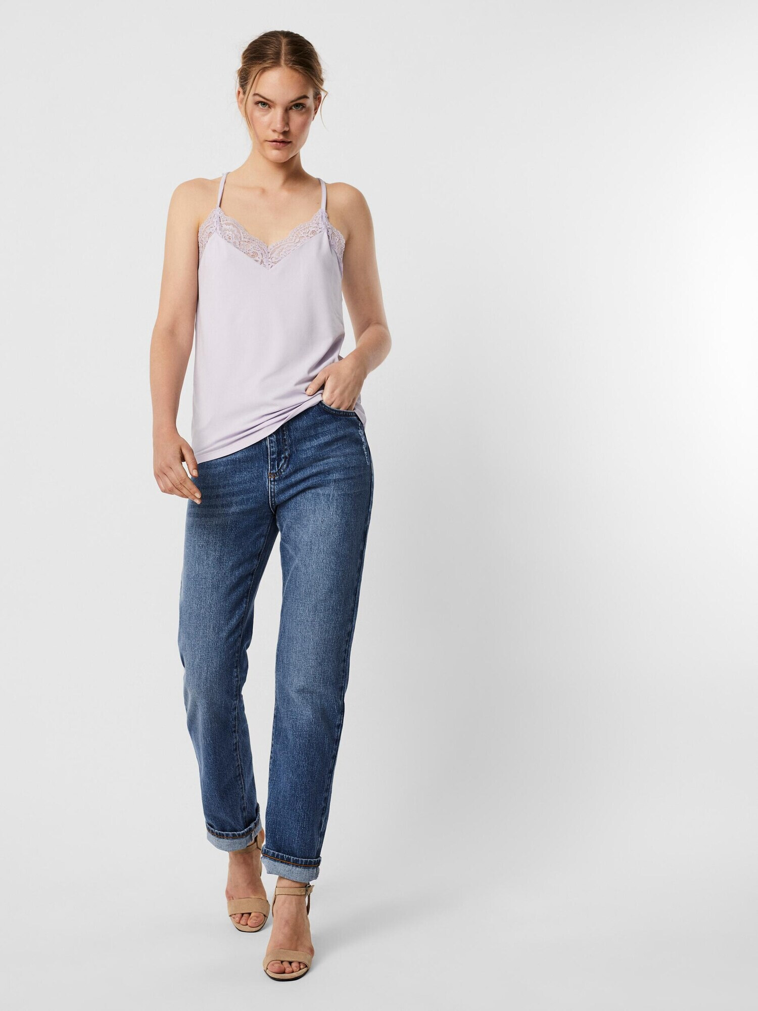 VERO MODA Top 'Anna' mov liliachiu - Pled.ro