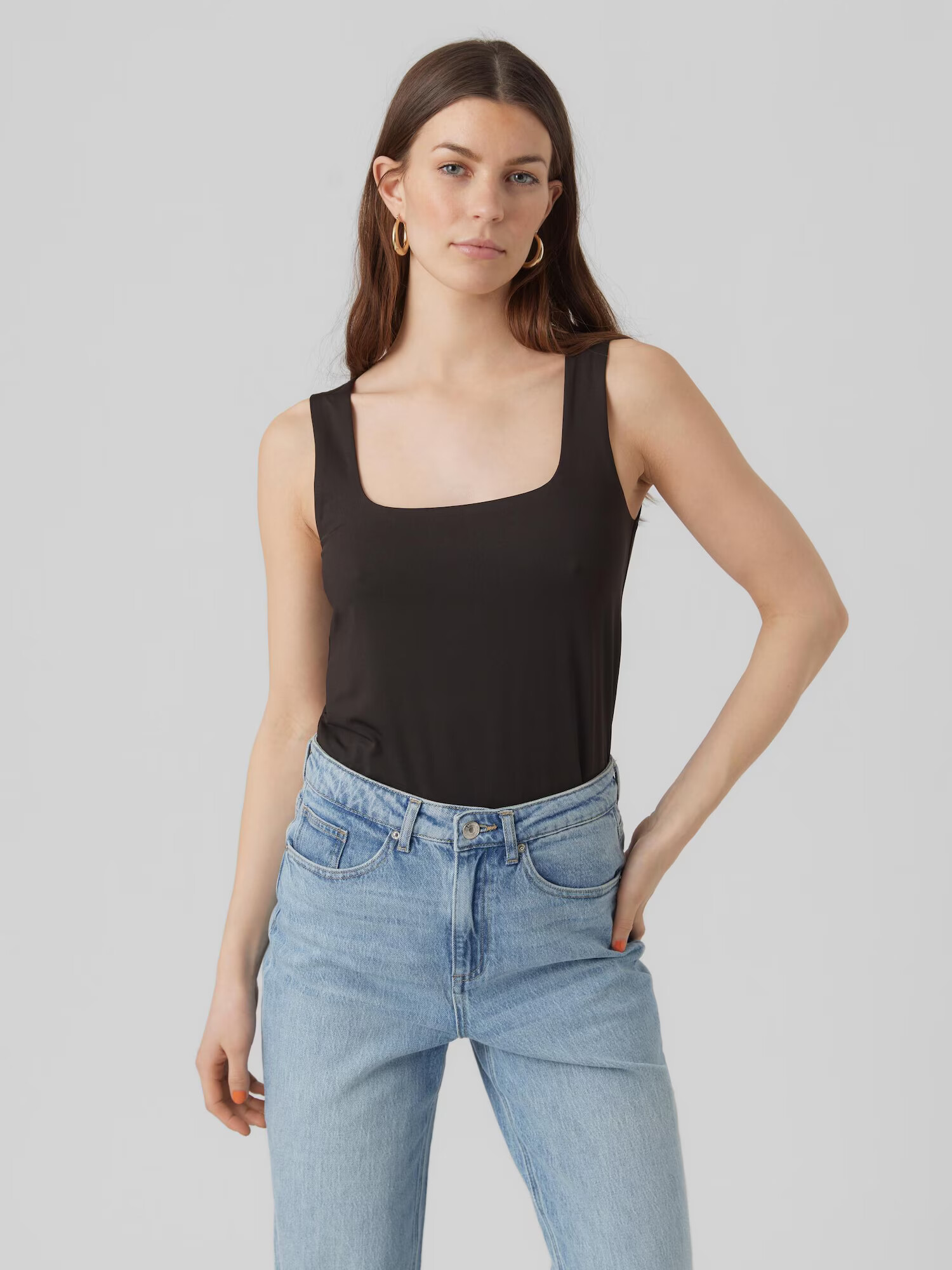 VERO MODA Top 'BIANCA' negru - Pled.ro