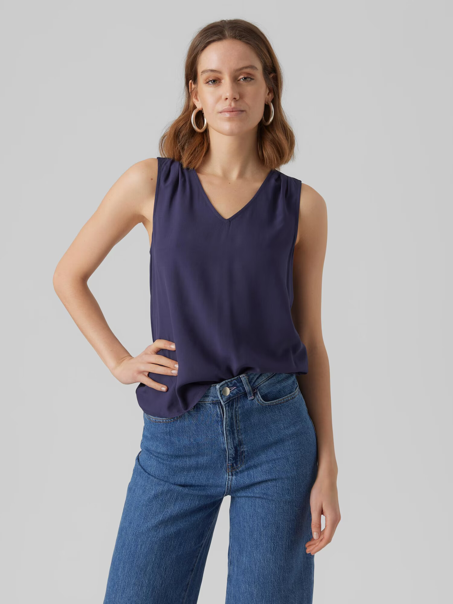 VERO MODA Top 'BRIT' bleumarin - Pled.ro