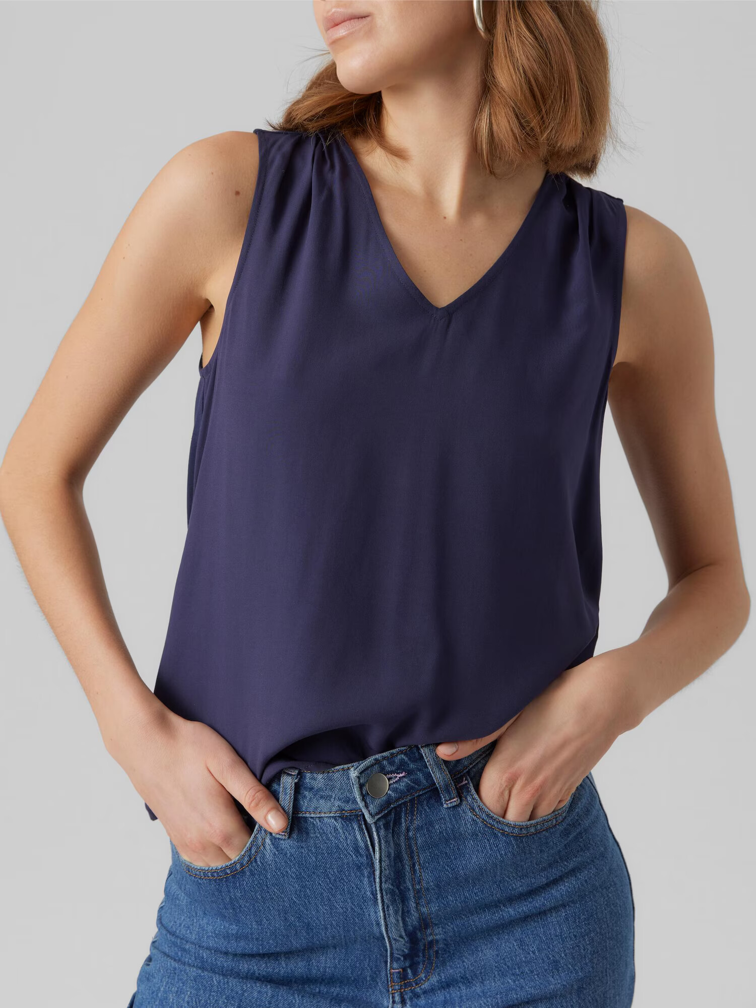 VERO MODA Top 'BRIT' bleumarin - Pled.ro