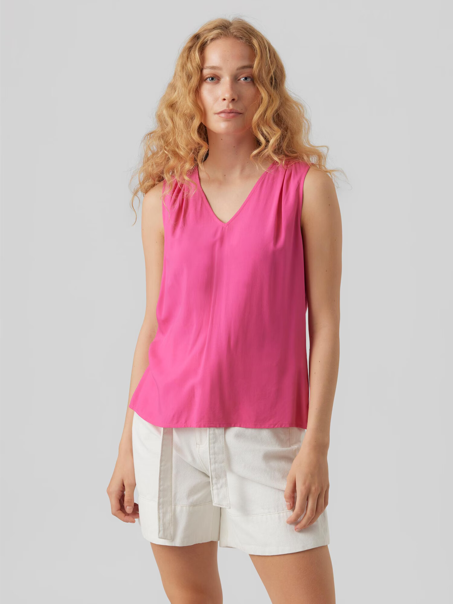 VERO MODA Top 'BRIT' magenta - Pled.ro