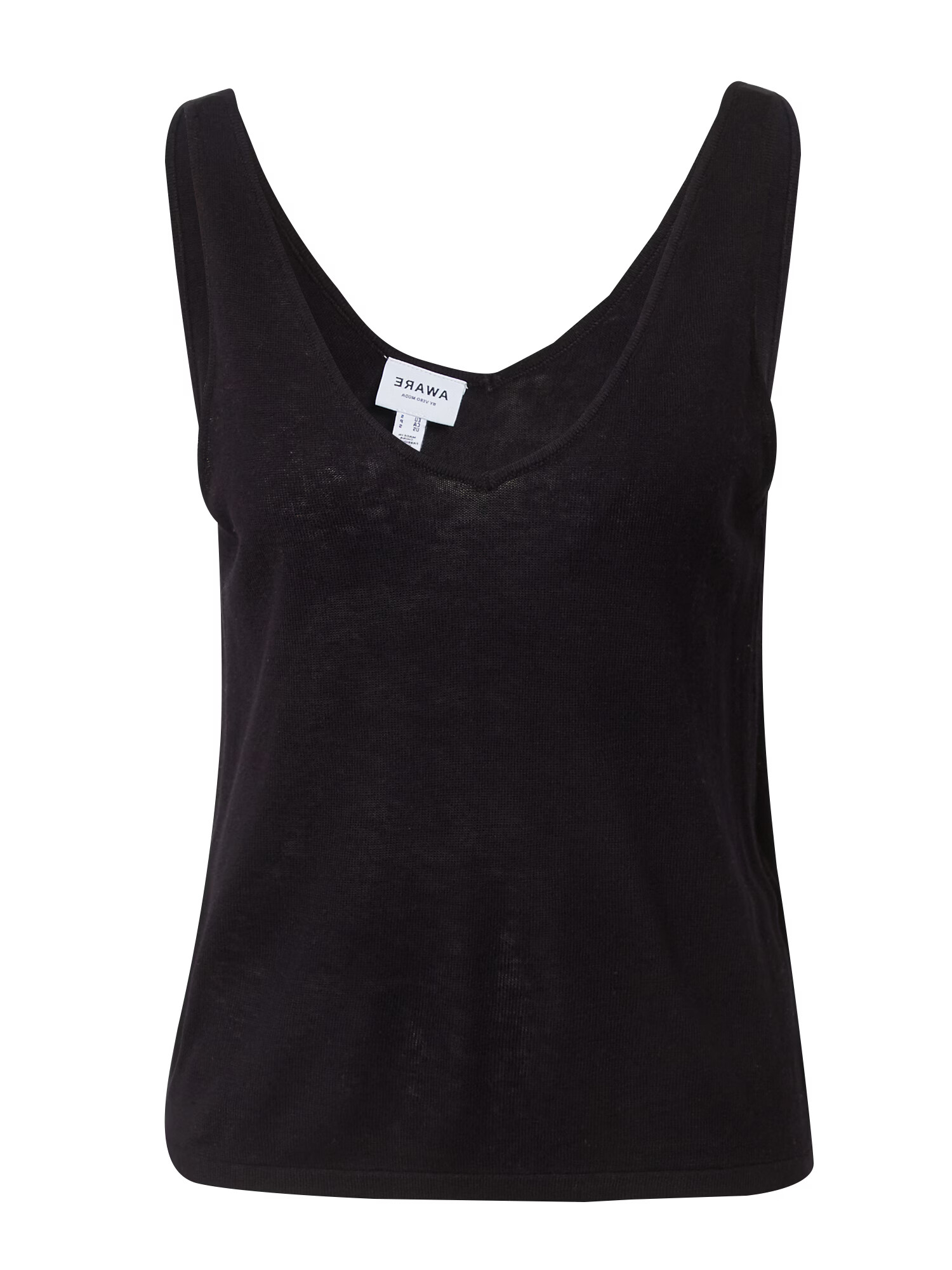 VERO MODA Top brodat 'FREDERIKKE' negru - Pled.ro