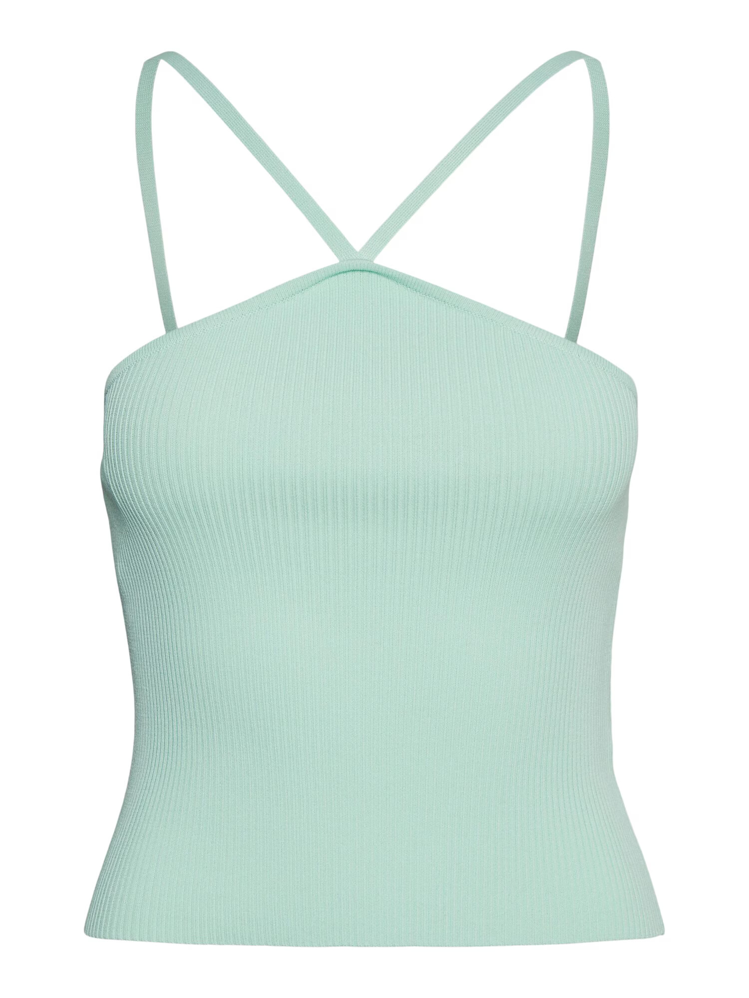 VERO MODA Top brodat 'Helena' verde mentă - Pled.ro