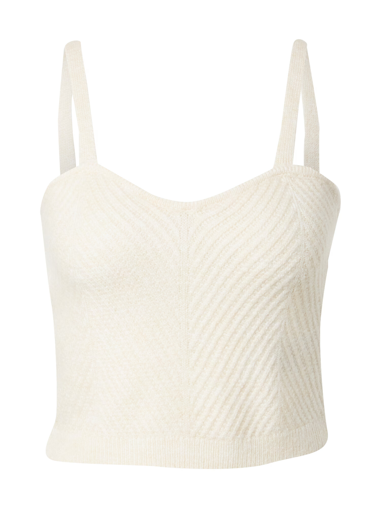 VERO MODA Top brodat 'JOLEEN' alb - Pled.ro