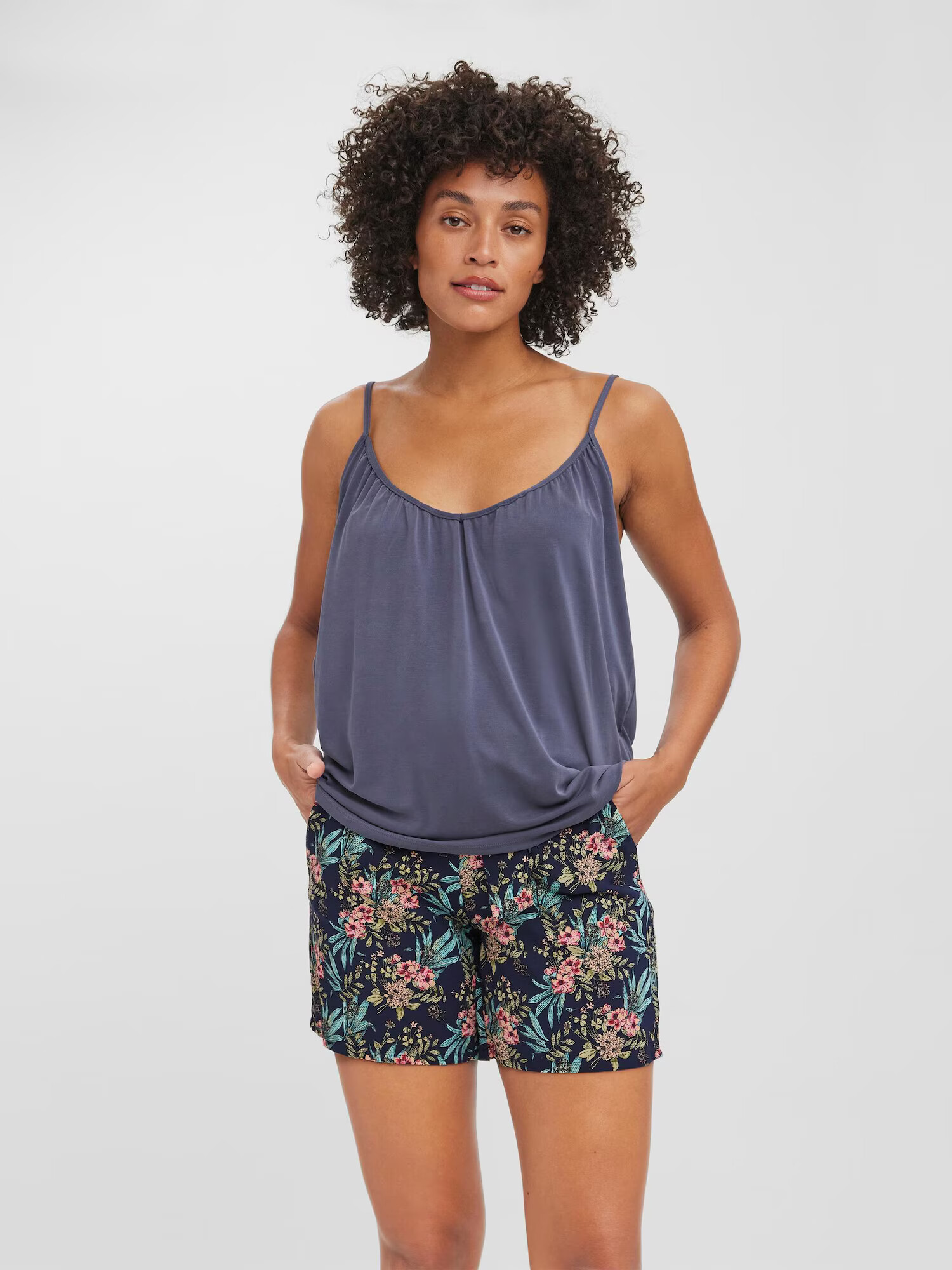 VERO MODA Top 'Filli' albastru marin - Pled.ro