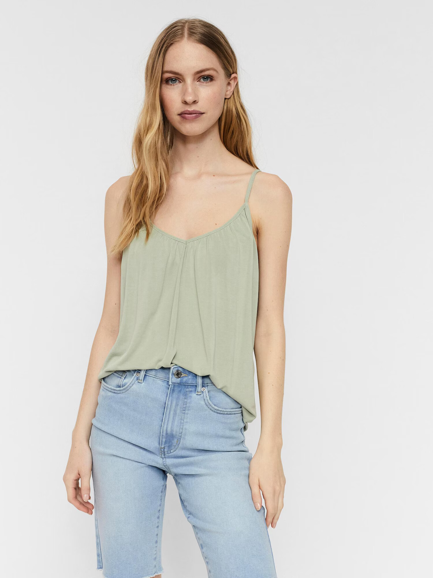 VERO MODA Top 'FILLI' verde pastel - Pled.ro