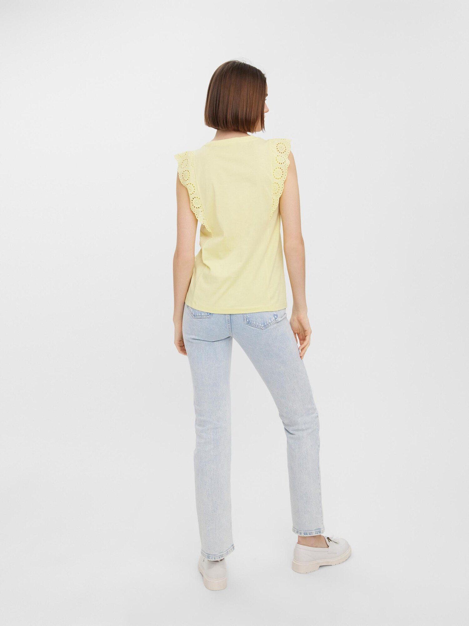 VERO MODA Top galben - Pled.ro