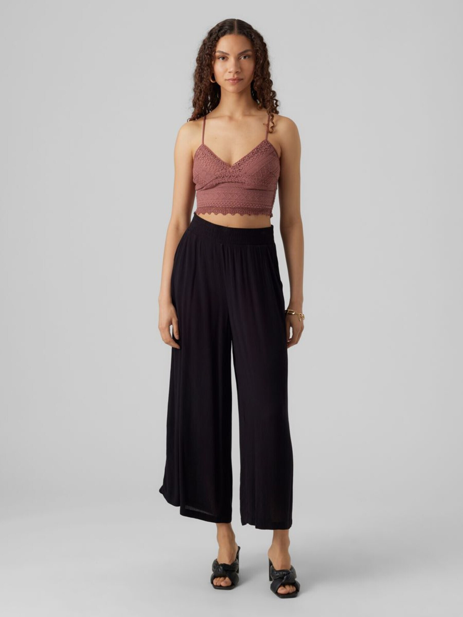 VERO MODA Top 'HONEY' maro ruginiu - Pled.ro