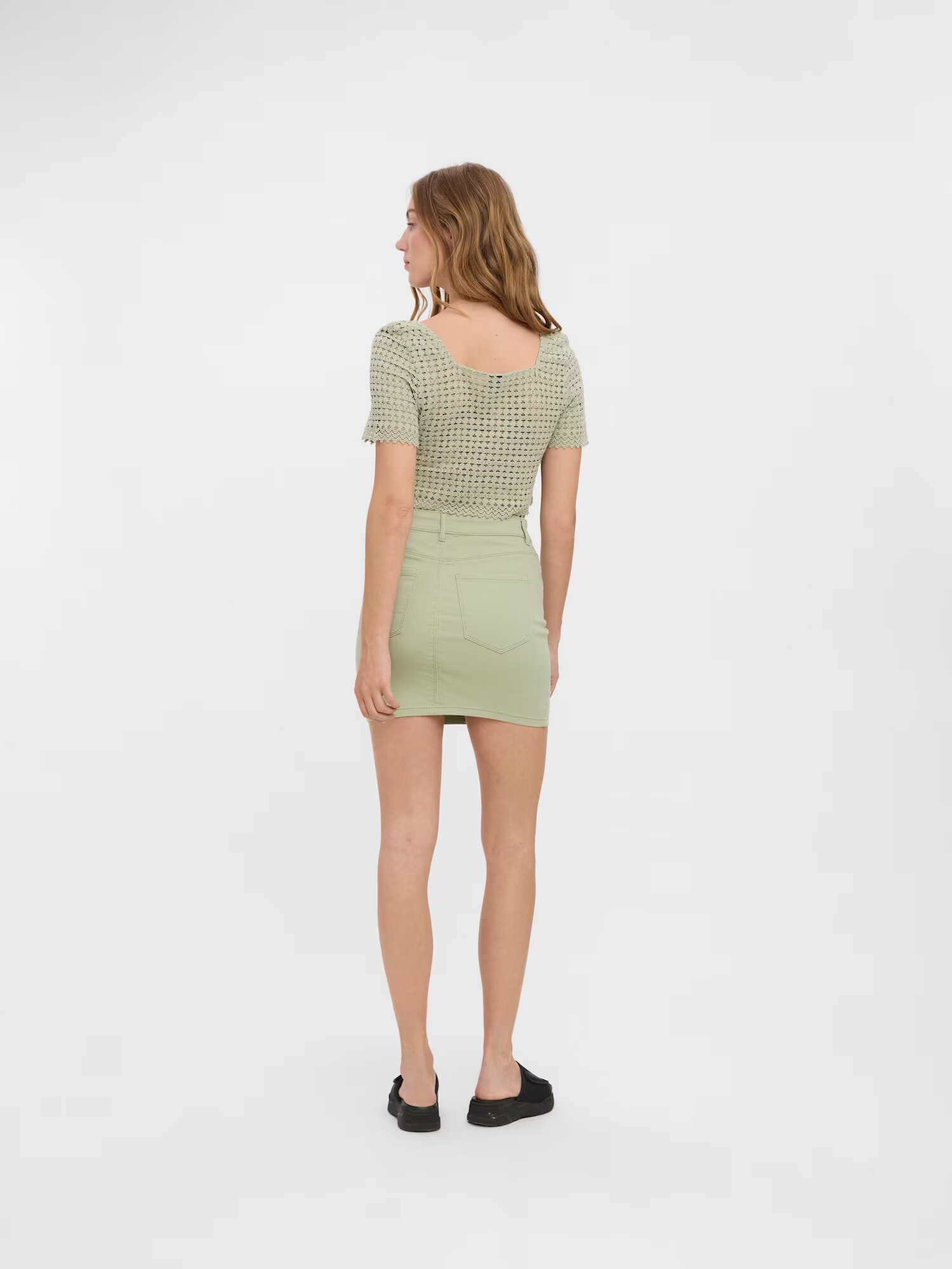 VERO MODA Tricou 'JADA' verde pastel - Pled.ro