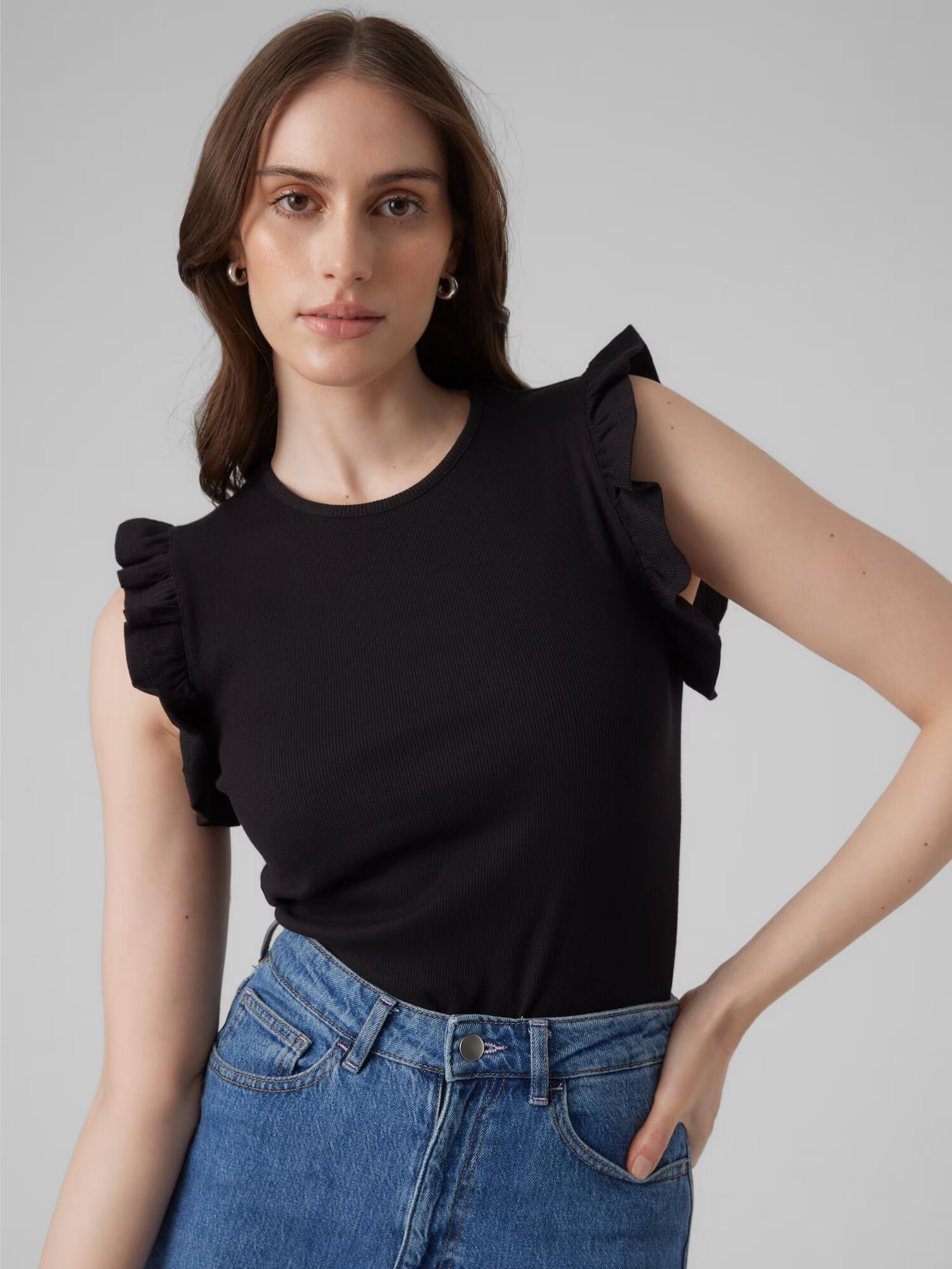 VERO MODA Top 'MARNI' negru - Pled.ro