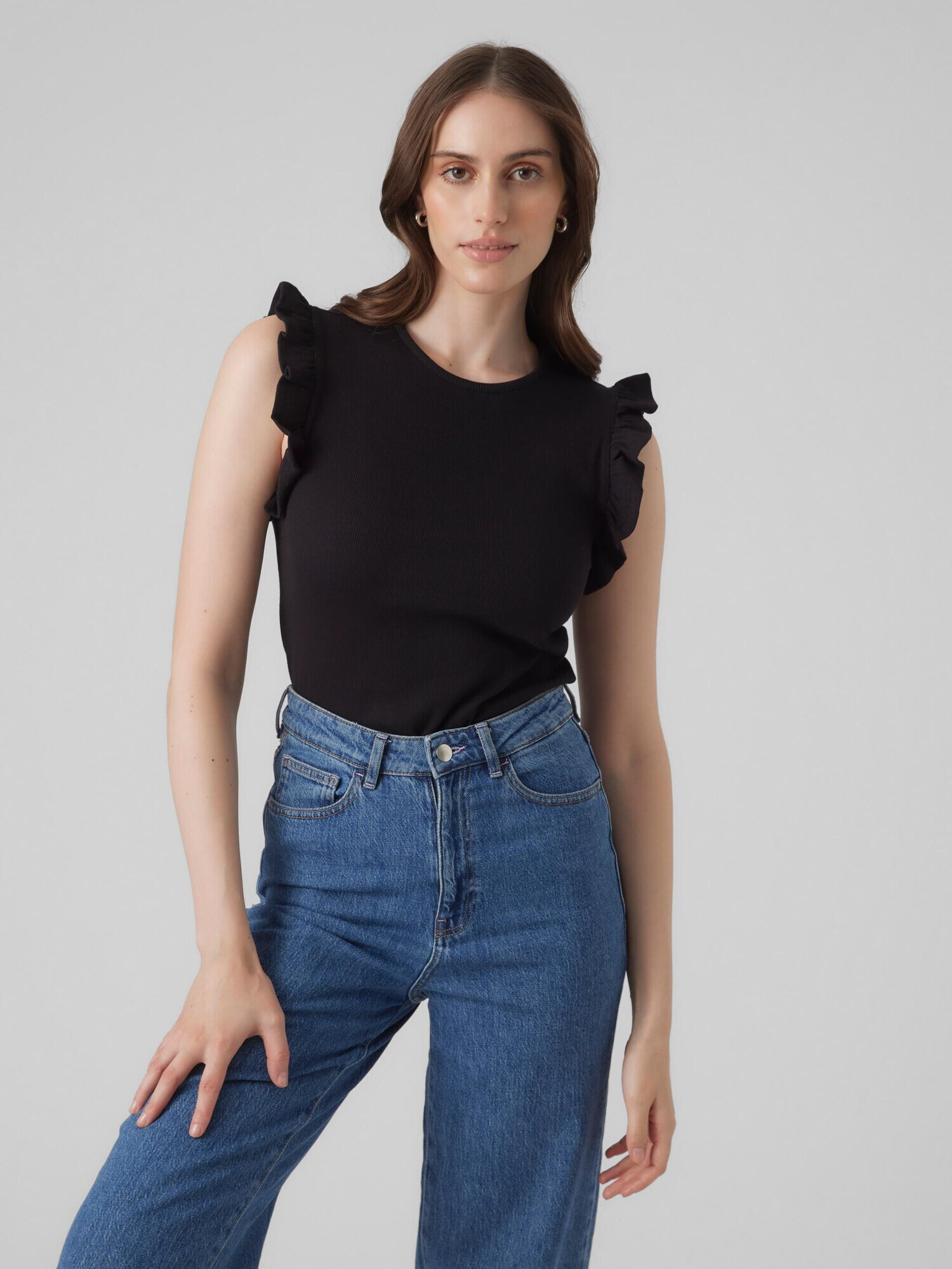 VERO MODA Top 'MARNI' negru - Pled.ro