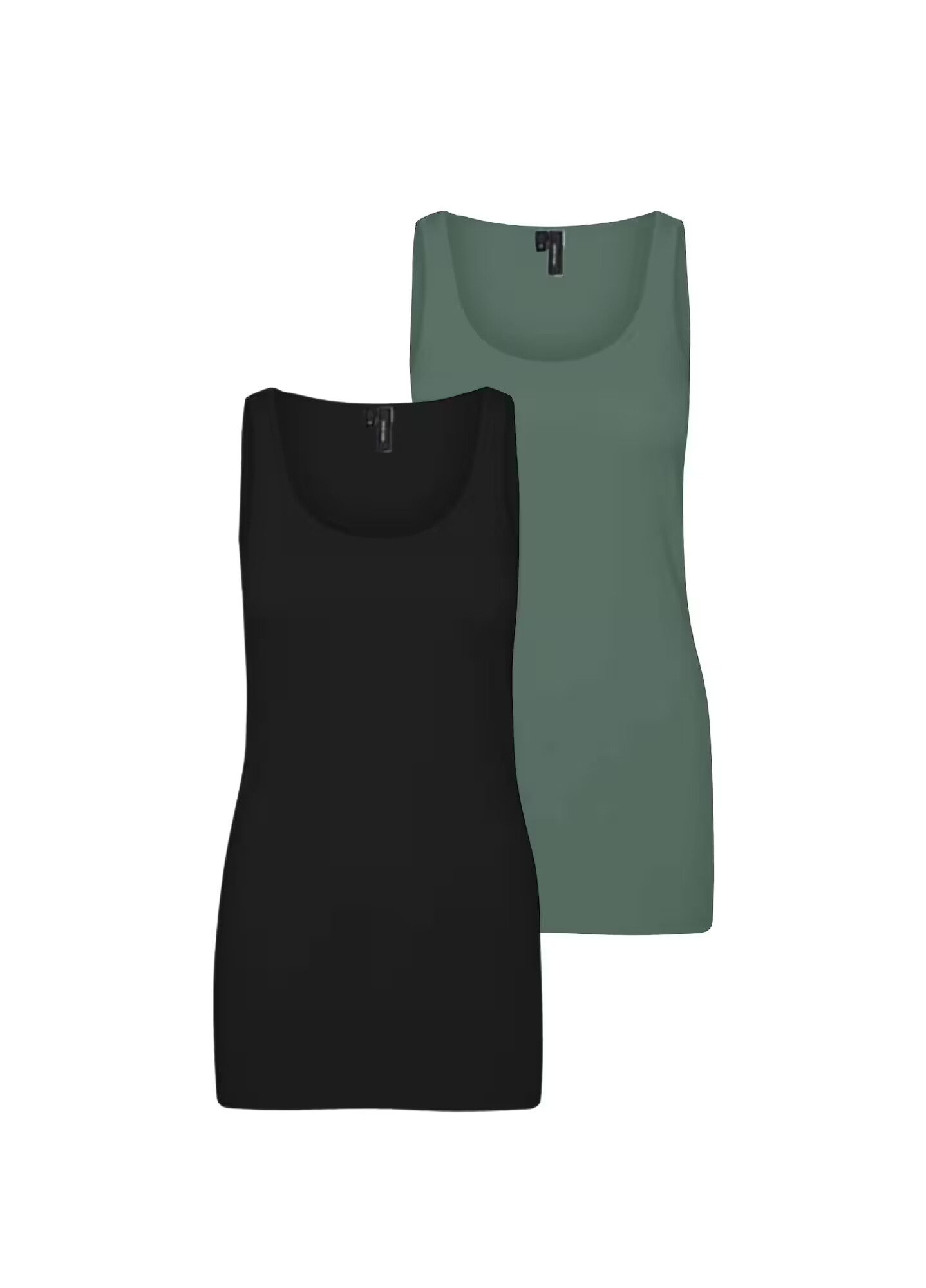 VERO MODA Top 'MAXI' verde / negru - Pled.ro