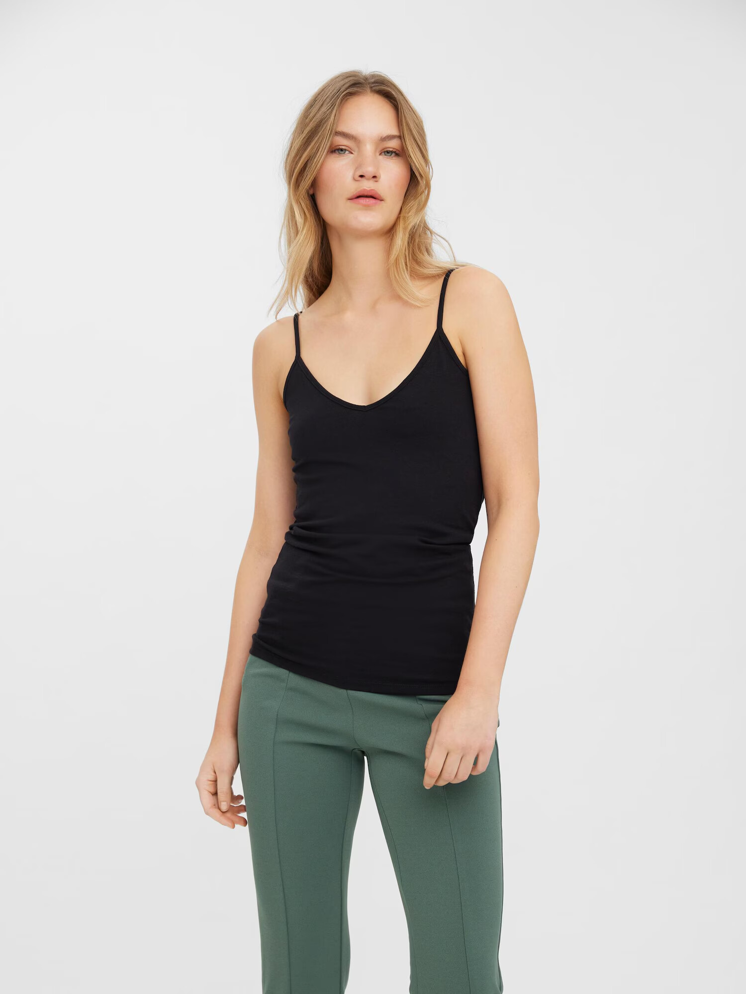 VERO MODA Top negru - Pled.ro