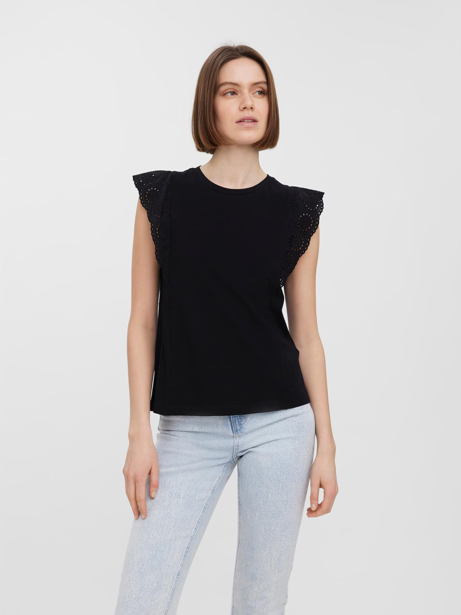 VERO MODA Top negru - Pled.ro