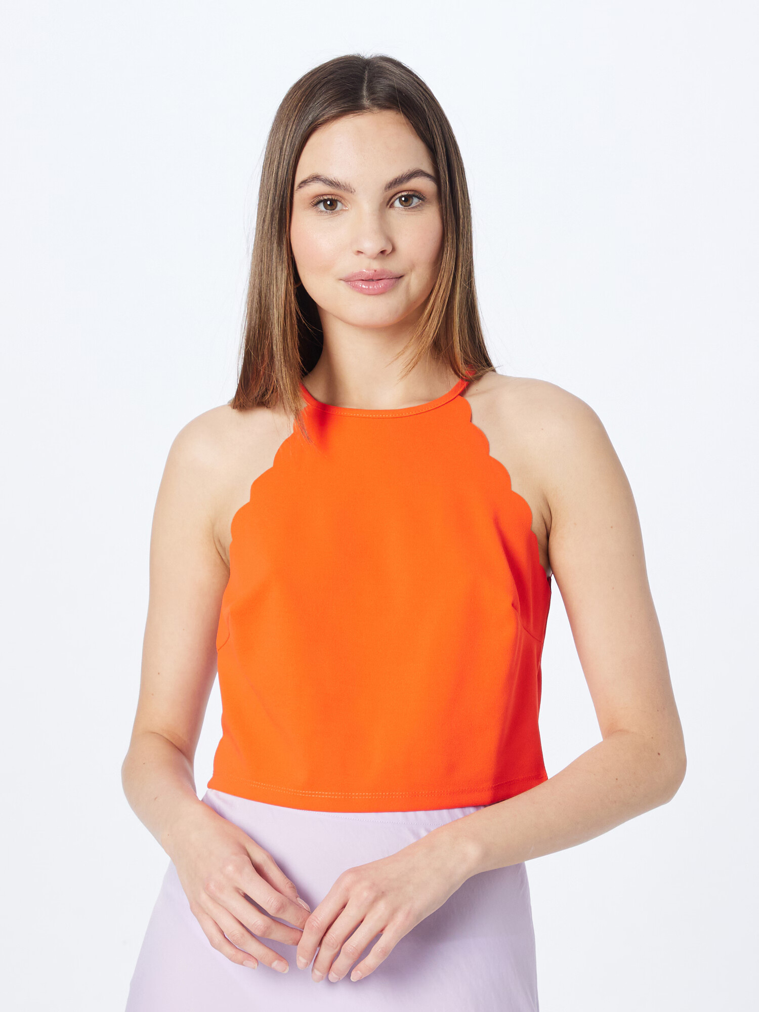 VERO MODA Top 'OLIVA' roșu orange - Pled.ro