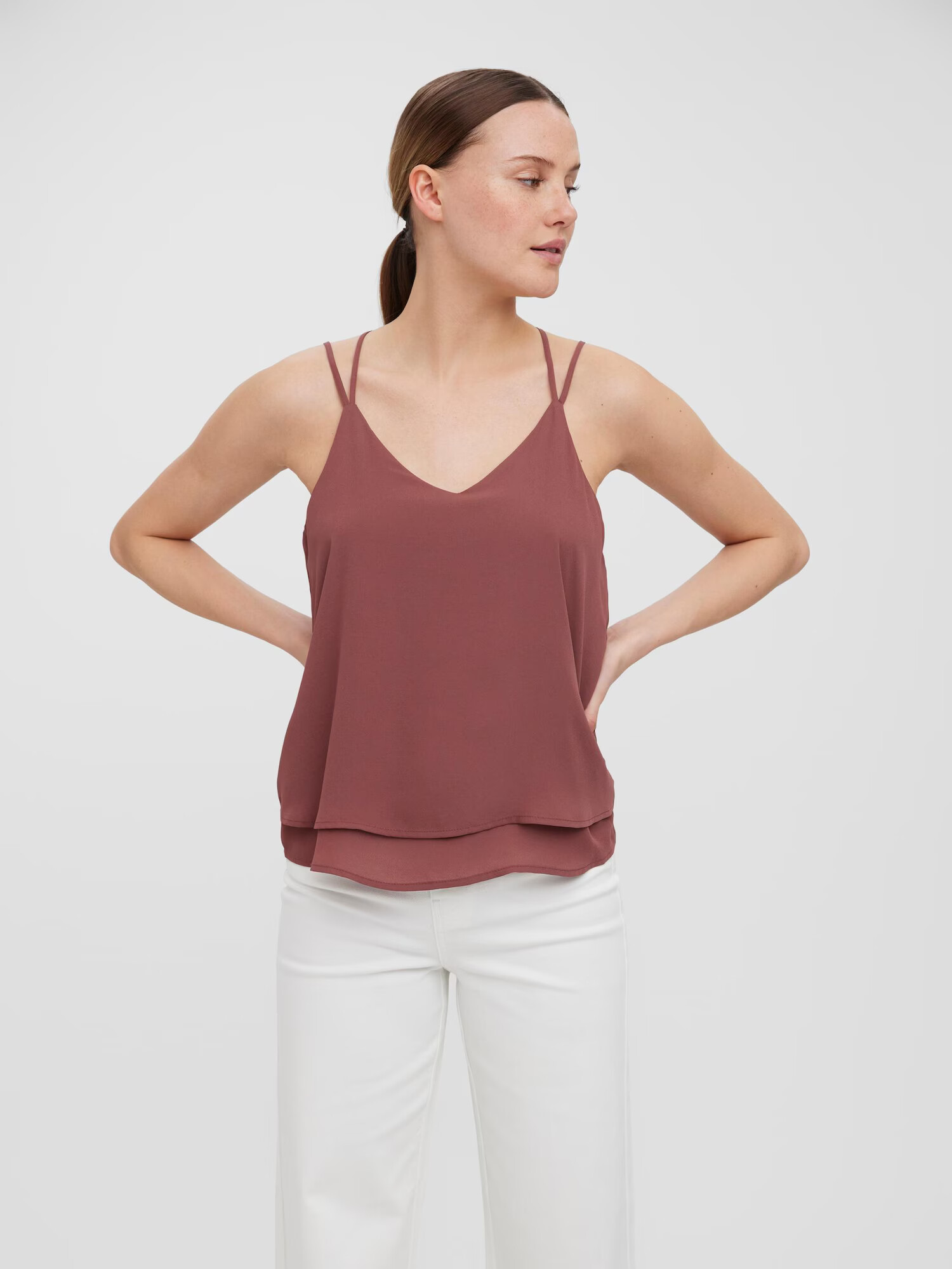 VERO MODA Top 'Poel' rosé - Pled.ro