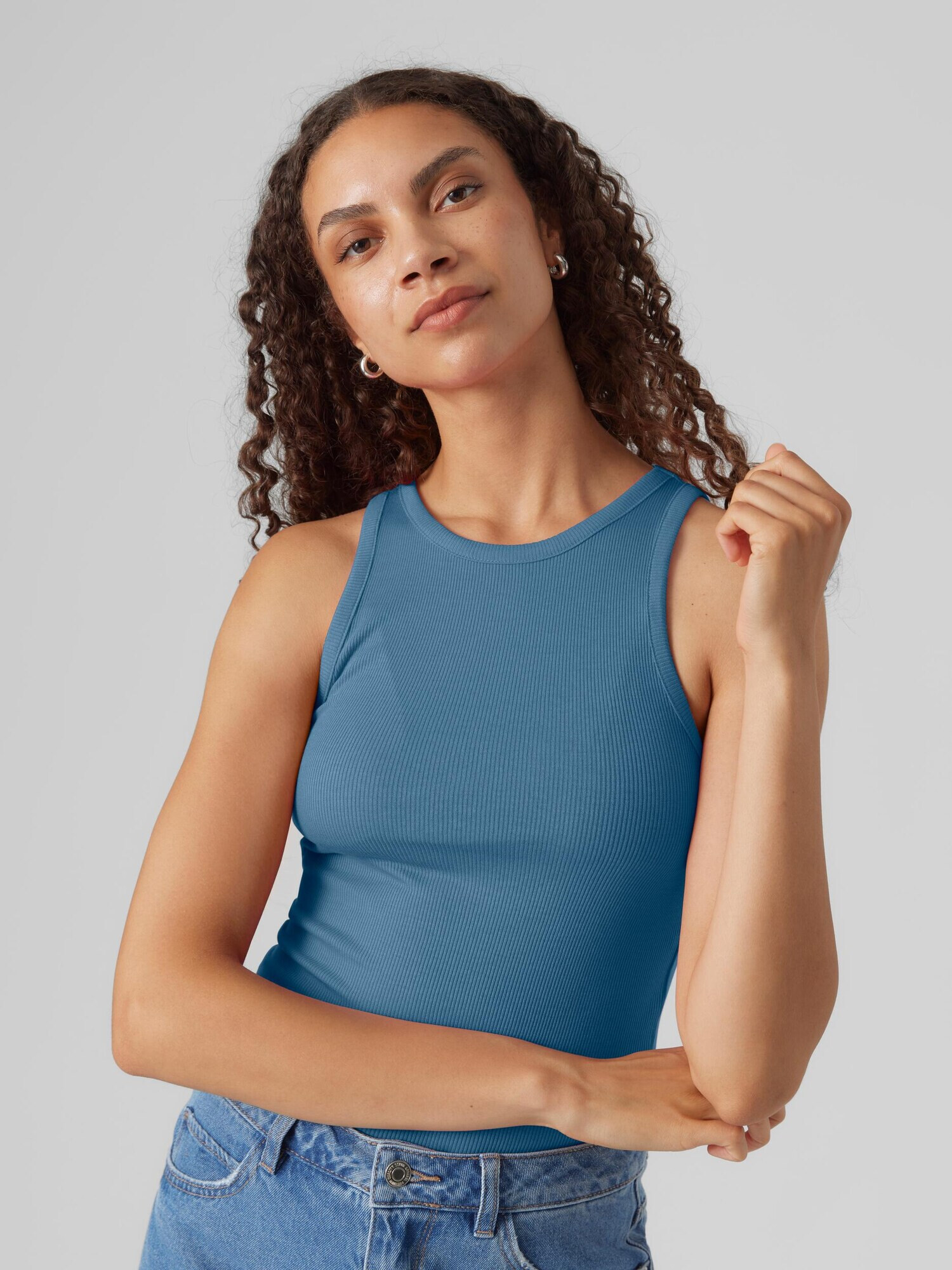 VERO MODA Top 'ROMA' albastru marin - Pled.ro