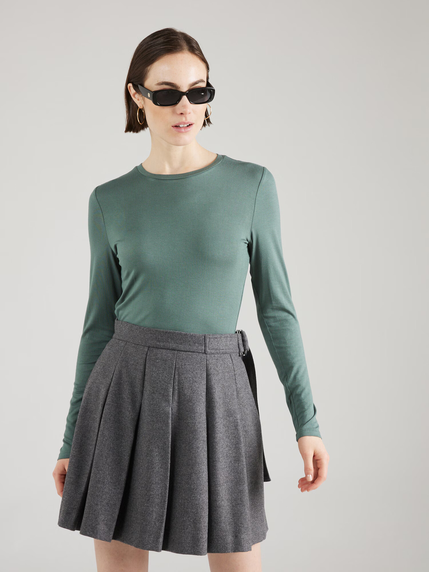 VERO MODA Tricou 'ALBERTE' verde închis - Pled.ro