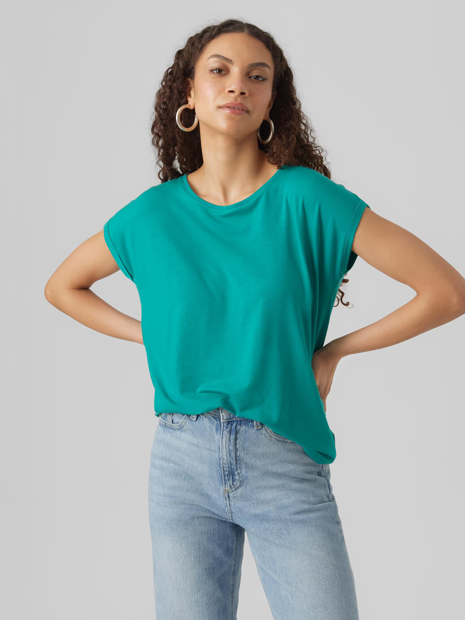 VERO MODA Tricou 'AVA' verde jad - Pled.ro