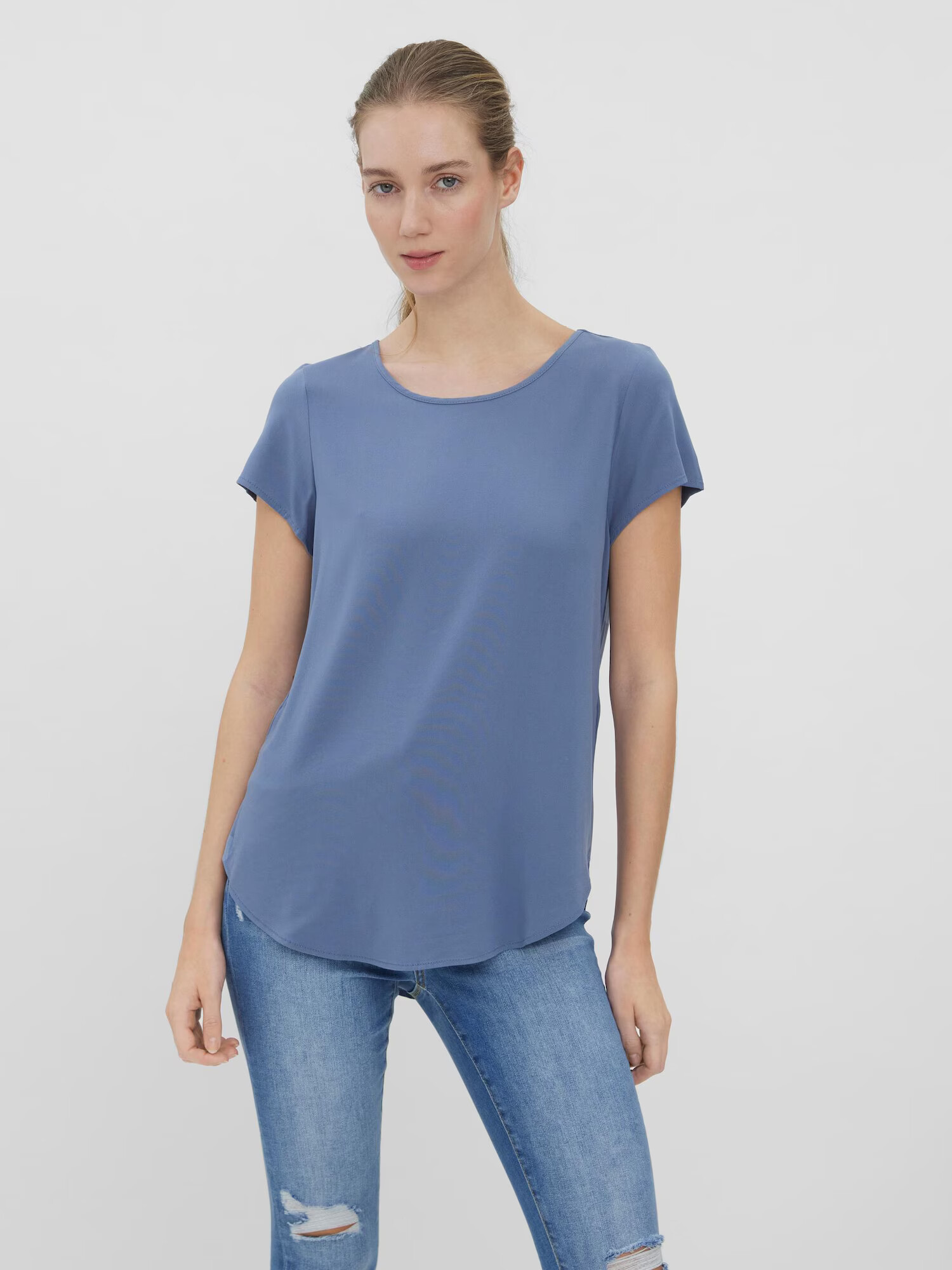 VERO MODA Tricou 'Becca' albastru închis - Pled.ro