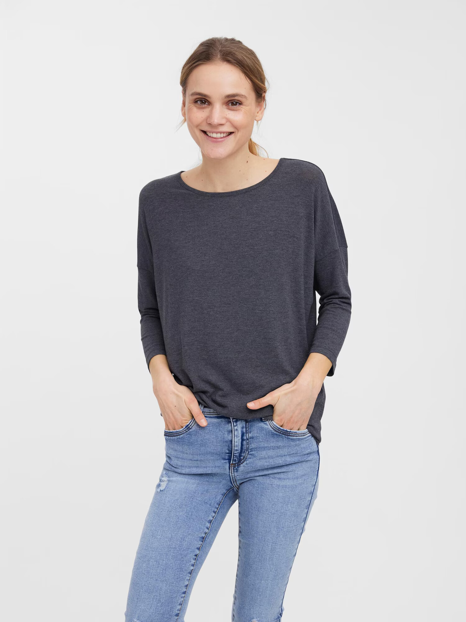 VERO MODA Tricou 'Carla' negru - Pled.ro