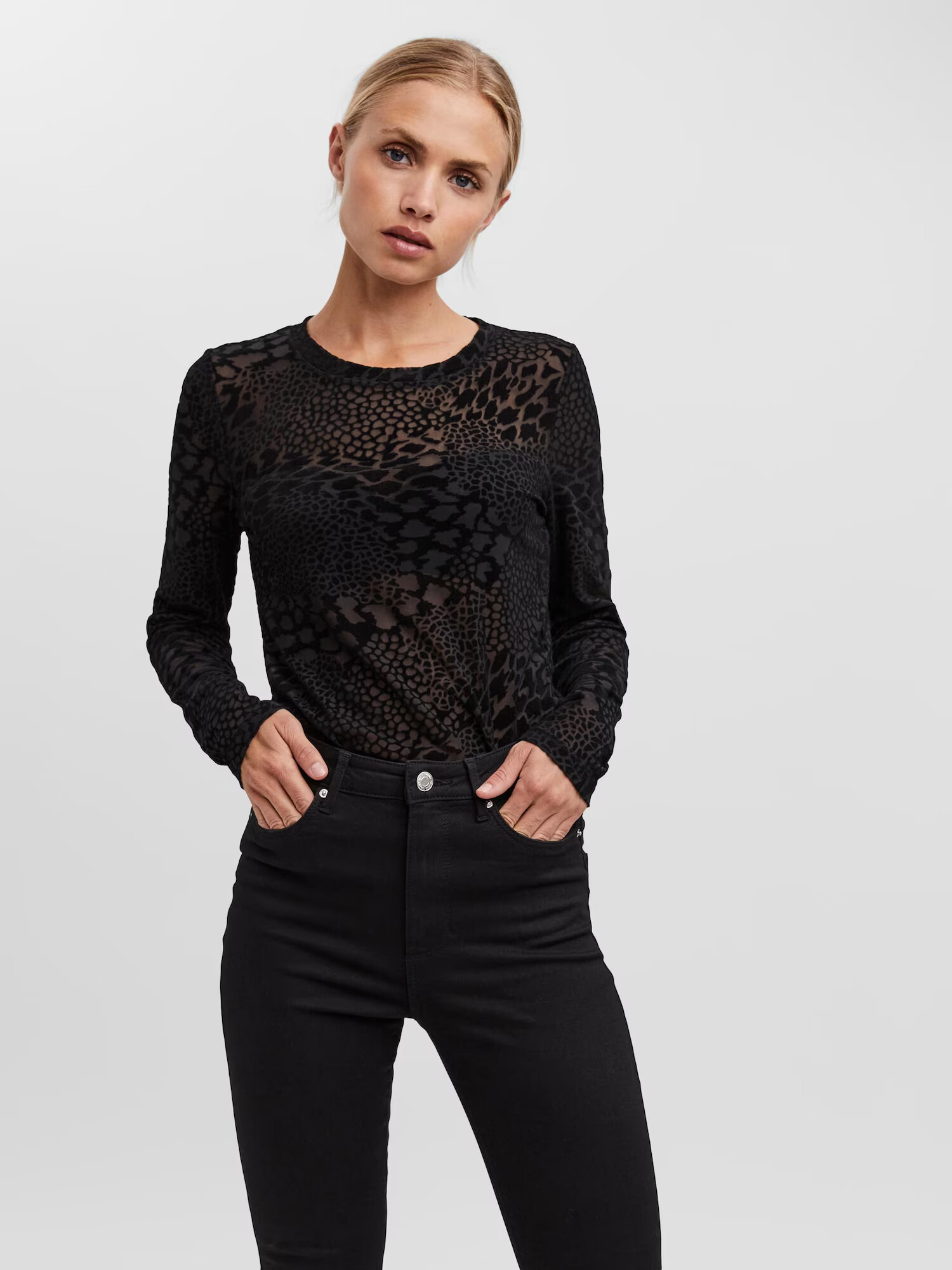 VERO MODA Tricou 'Daya' negru - Pled.ro