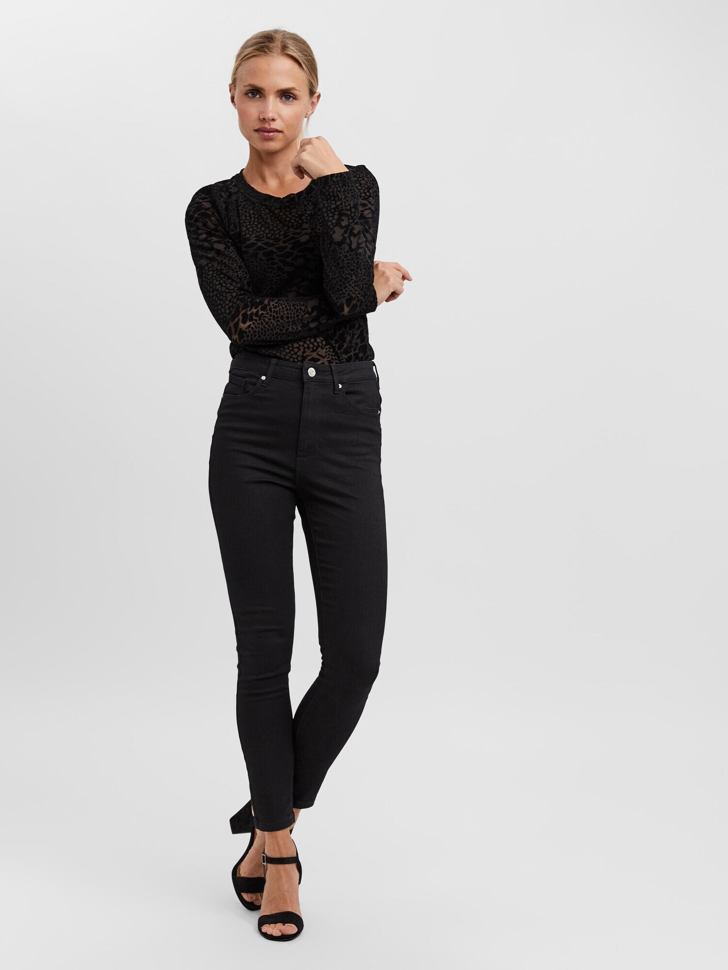 VERO MODA Tricou 'Daya' negru - Pled.ro