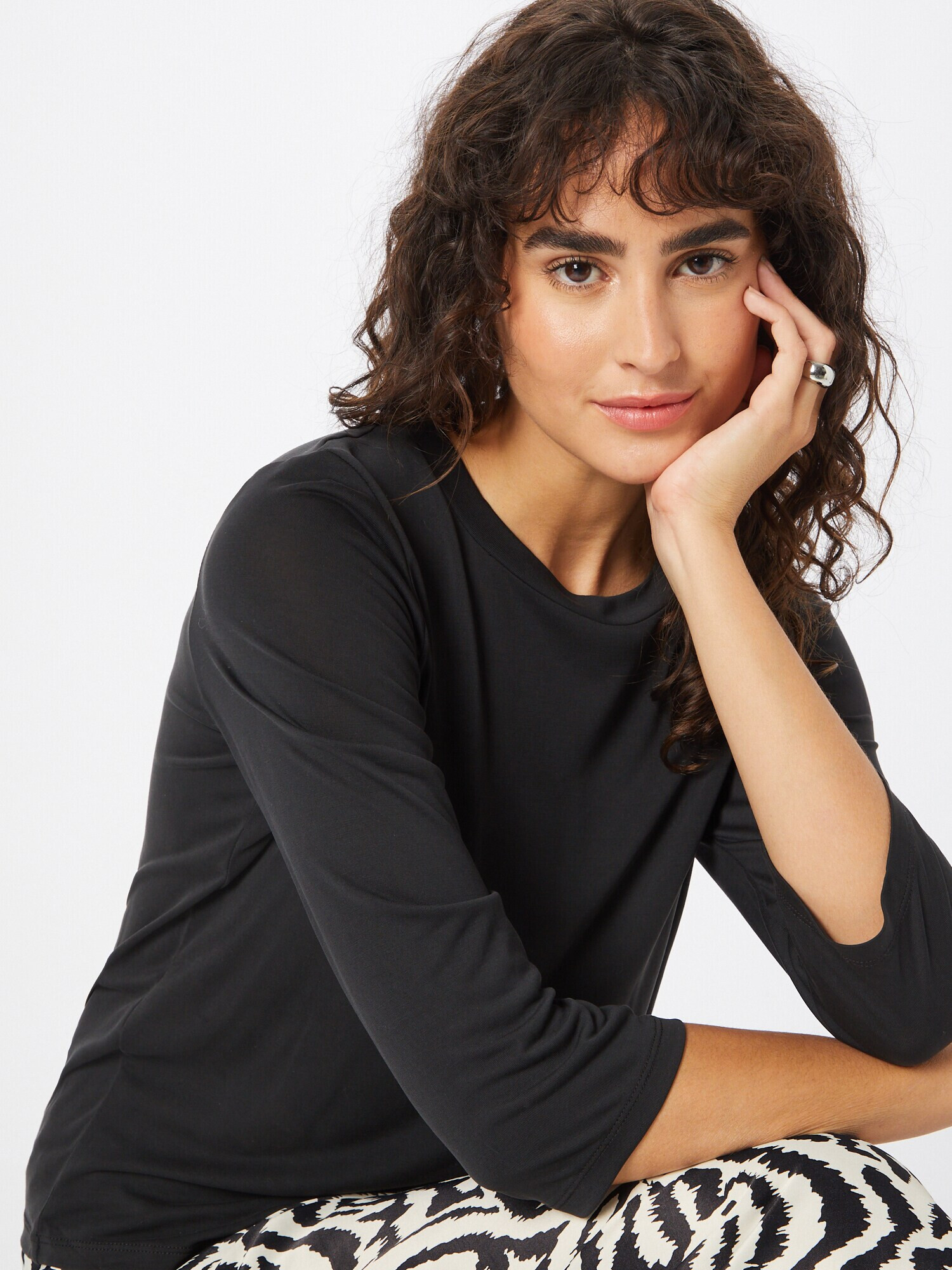 VERO MODA Tricou 'EVABIA' negru - Pled.ro