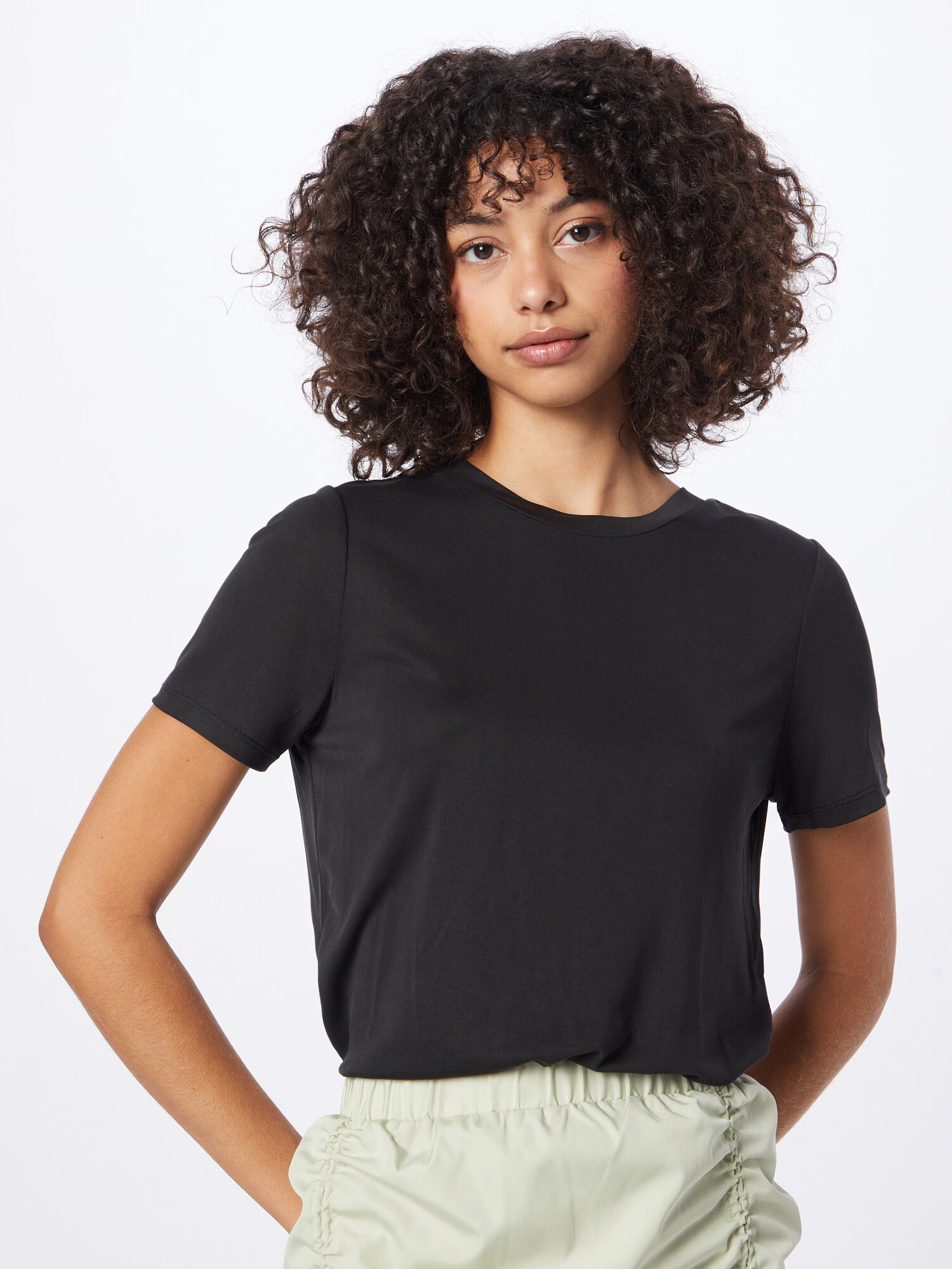 VERO MODA Tricou 'EVABIA' negru - Pled.ro