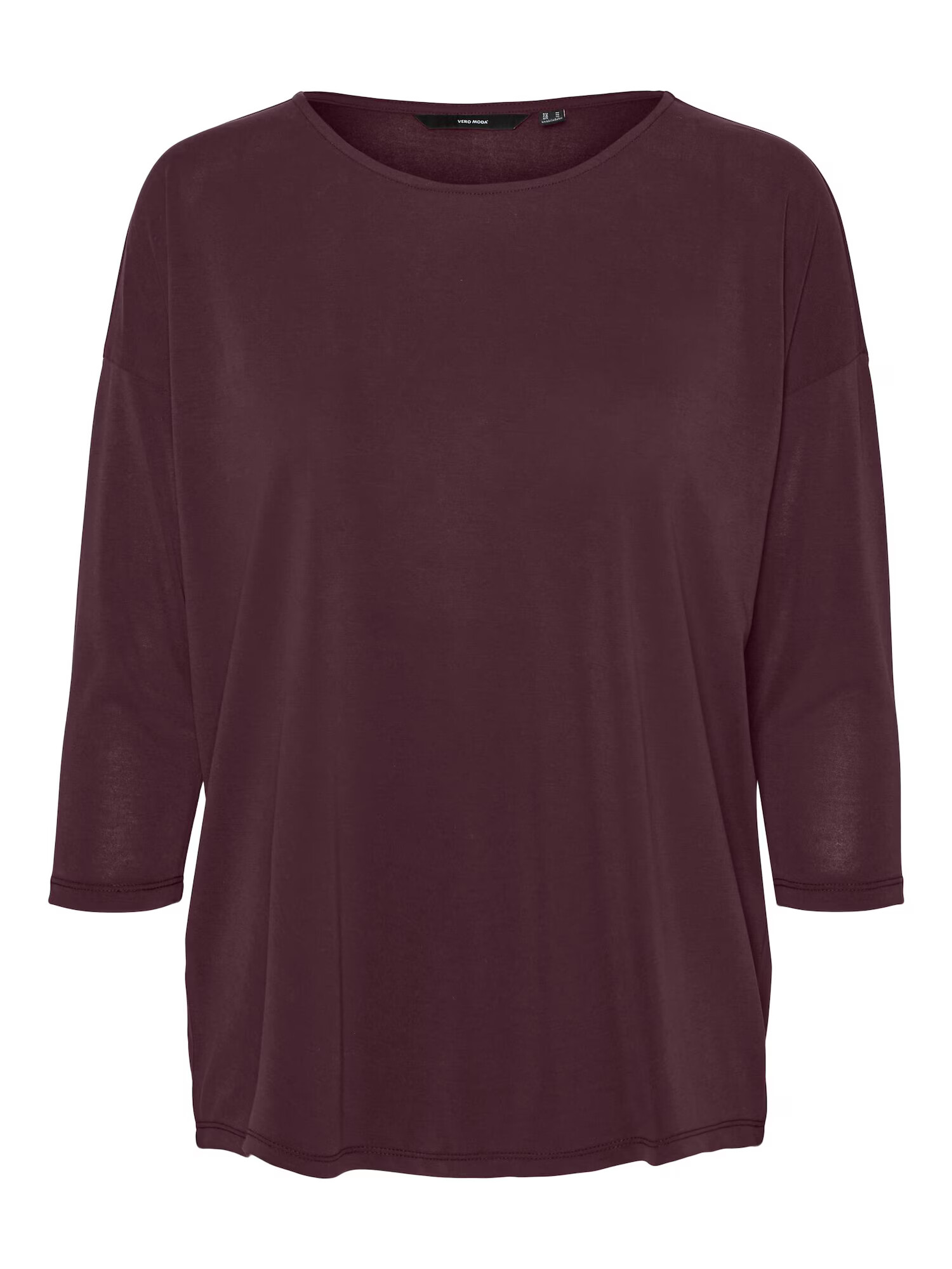 VERO MODA Tricou 'Filli' roșu bordeaux / negru / alb - Pled.ro