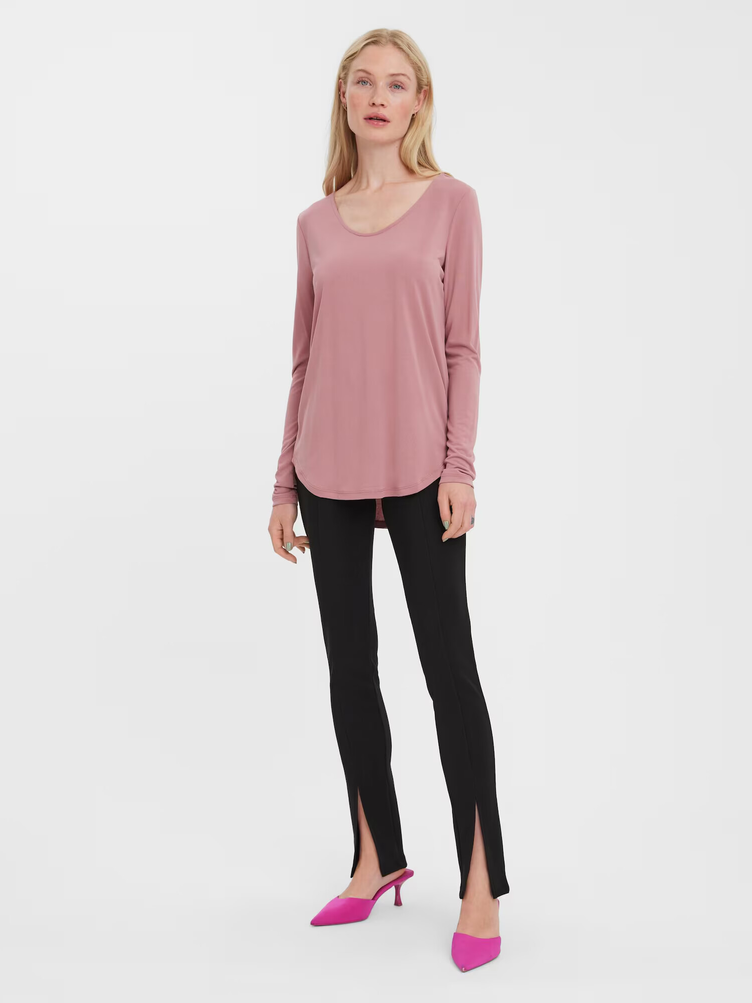 VERO MODA Tricou 'Filli' roz deschis - Pled.ro