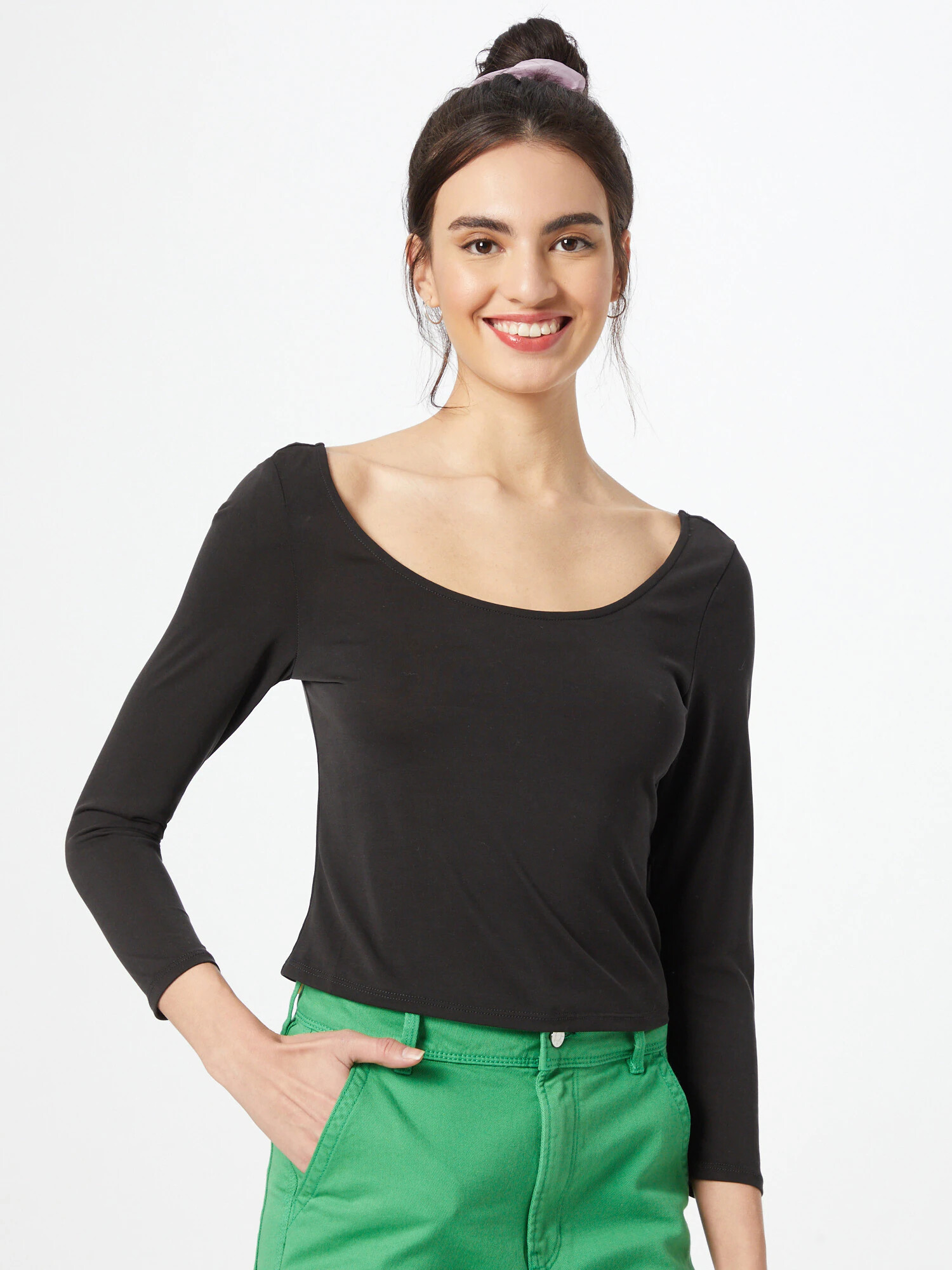 VERO MODA Tricou 'HALI' negru - Pled.ro