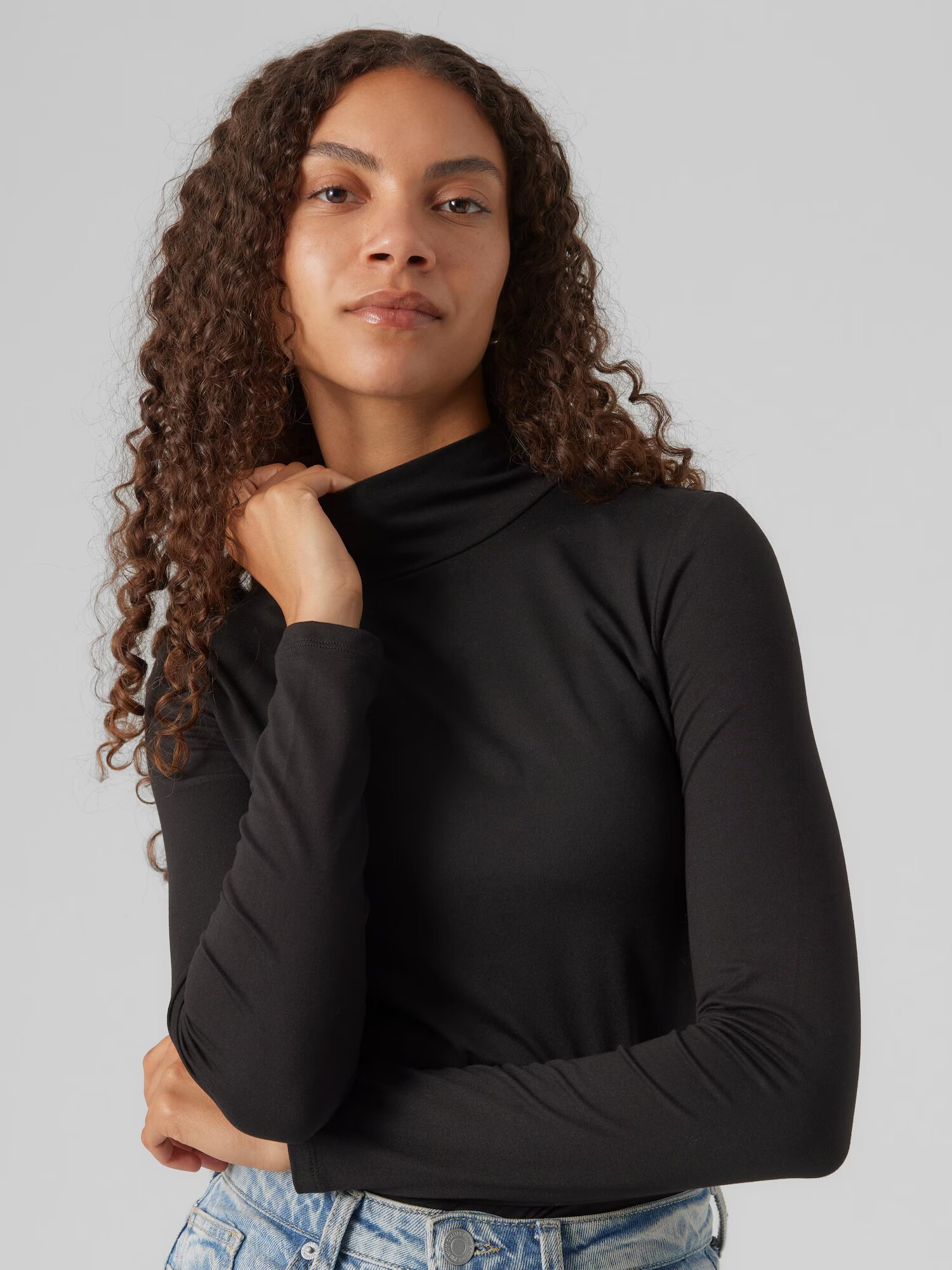 VERO MODA Tricou 'INA' negru - Pled.ro