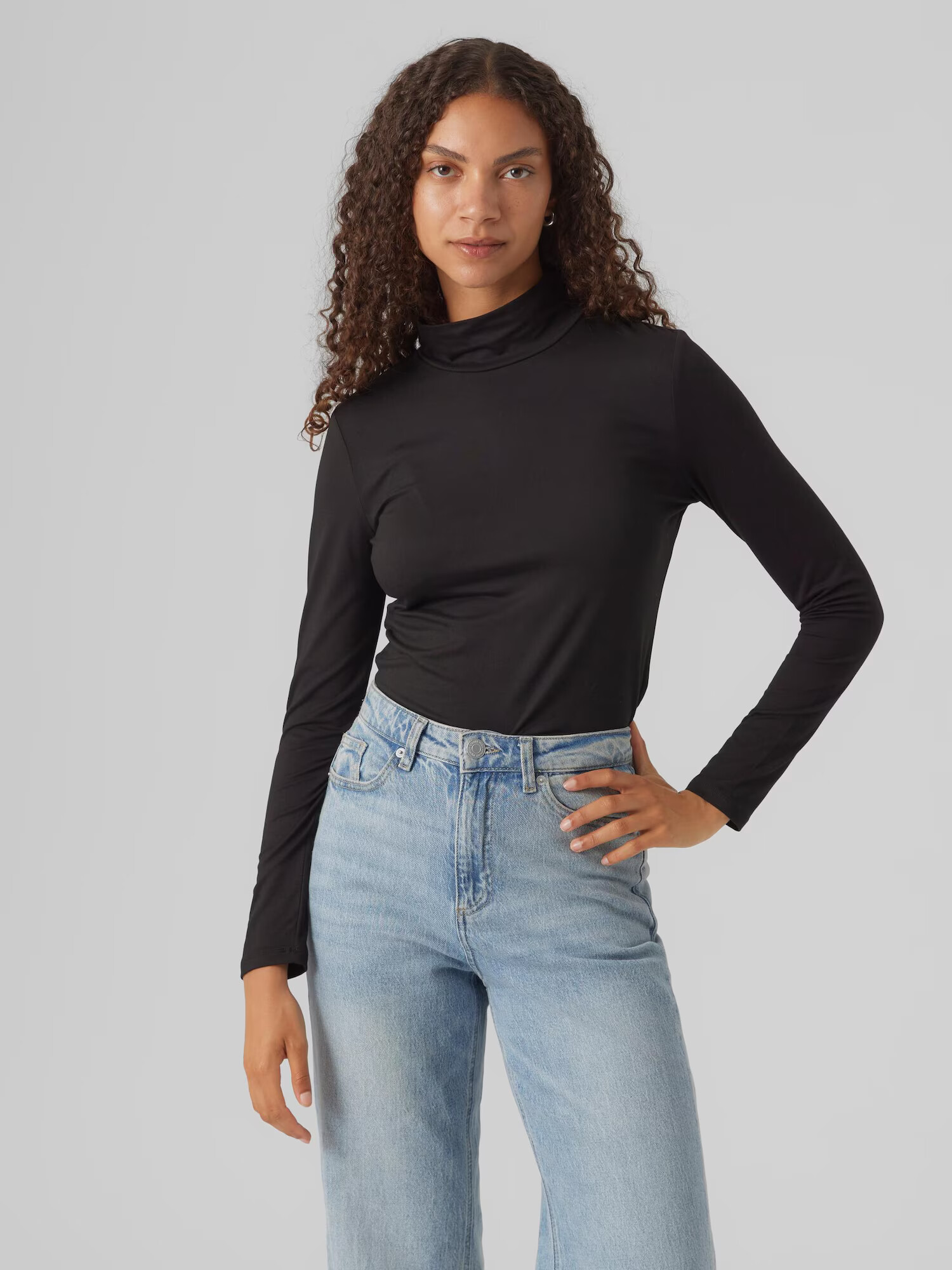 VERO MODA Tricou 'INA' negru - Pled.ro