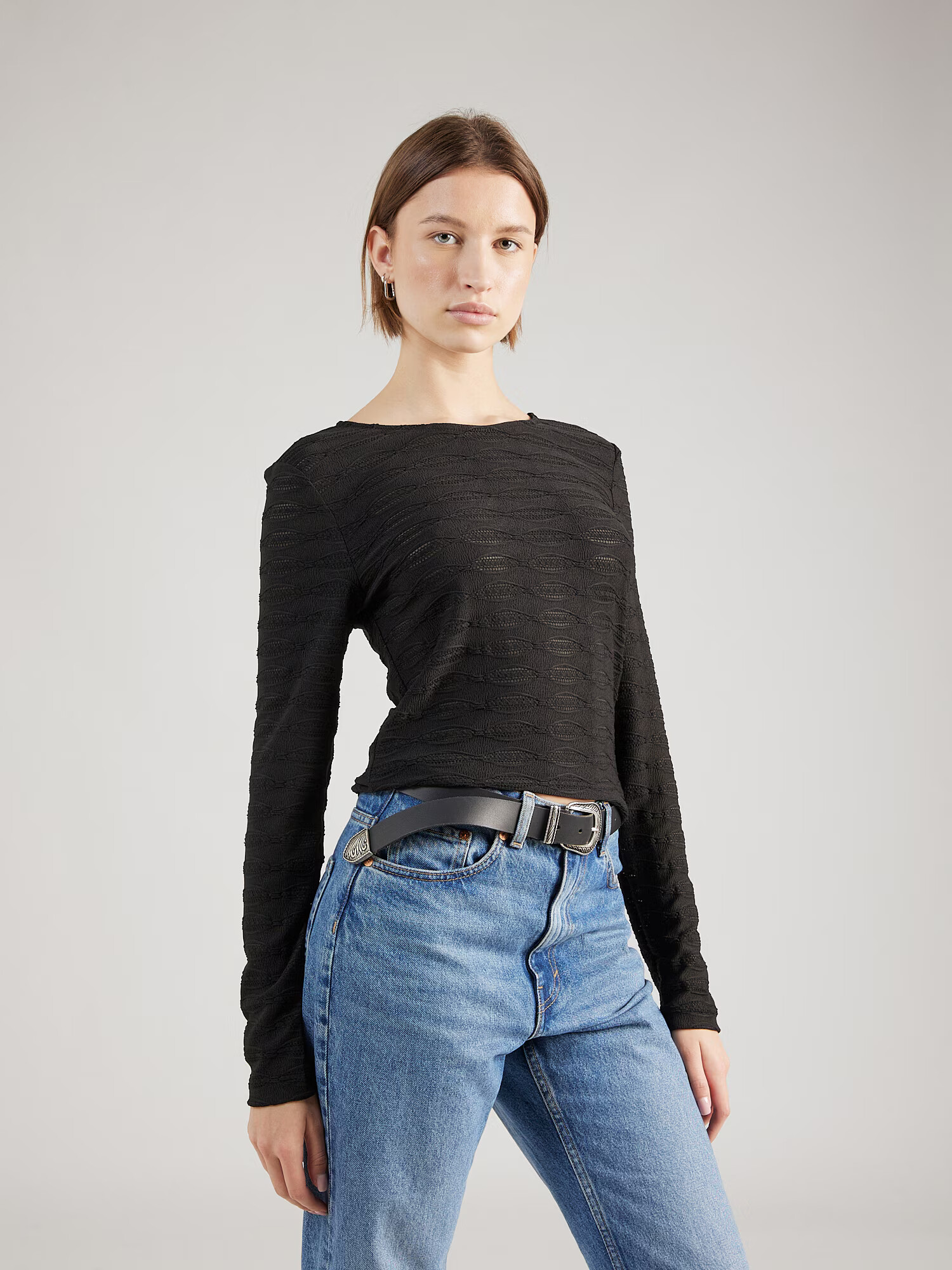 VERO MODA Tricou 'LALA' negru - Pled.ro