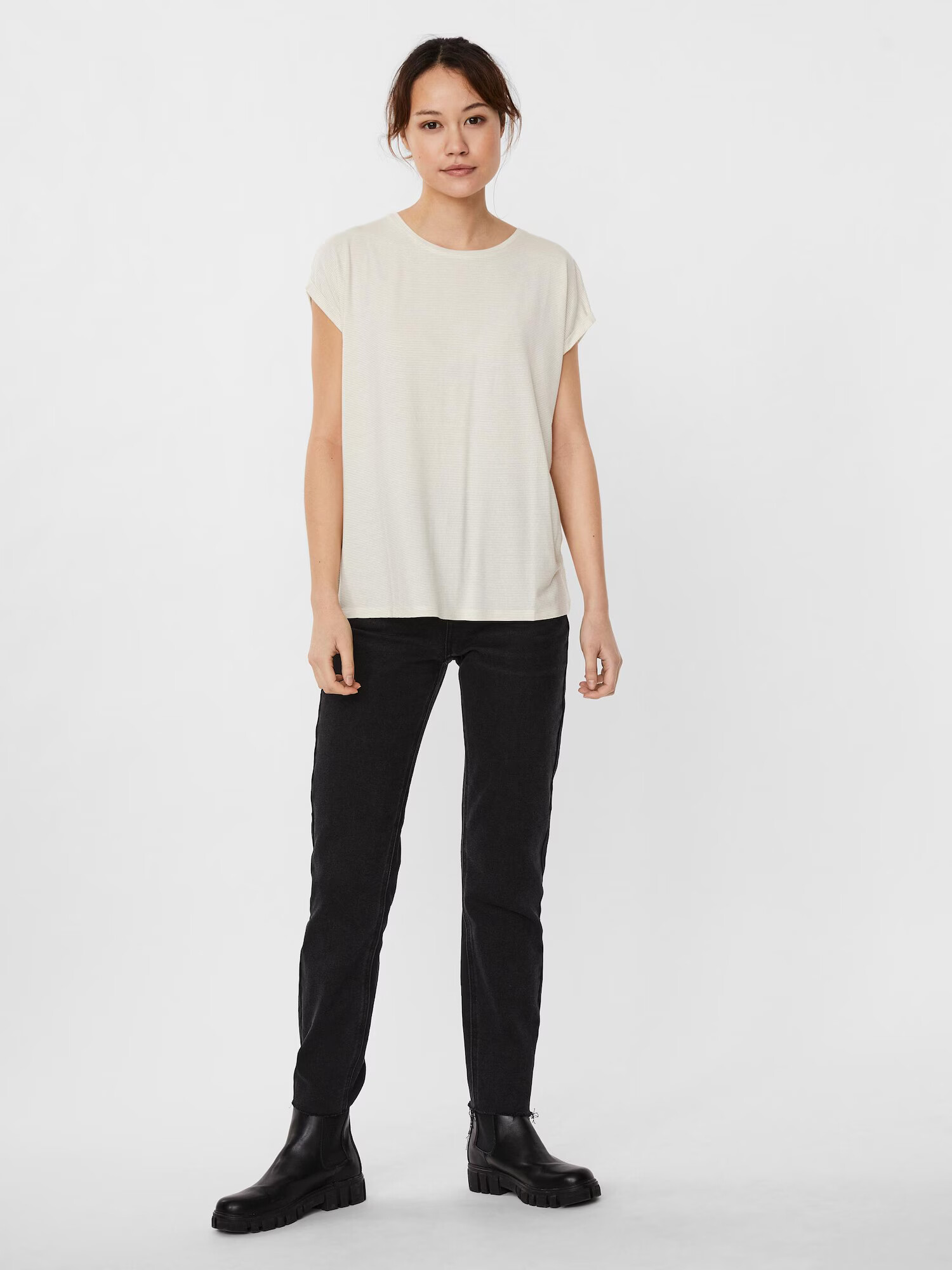 VERO MODA Tricou 'Lava' alb murdar - Pled.ro