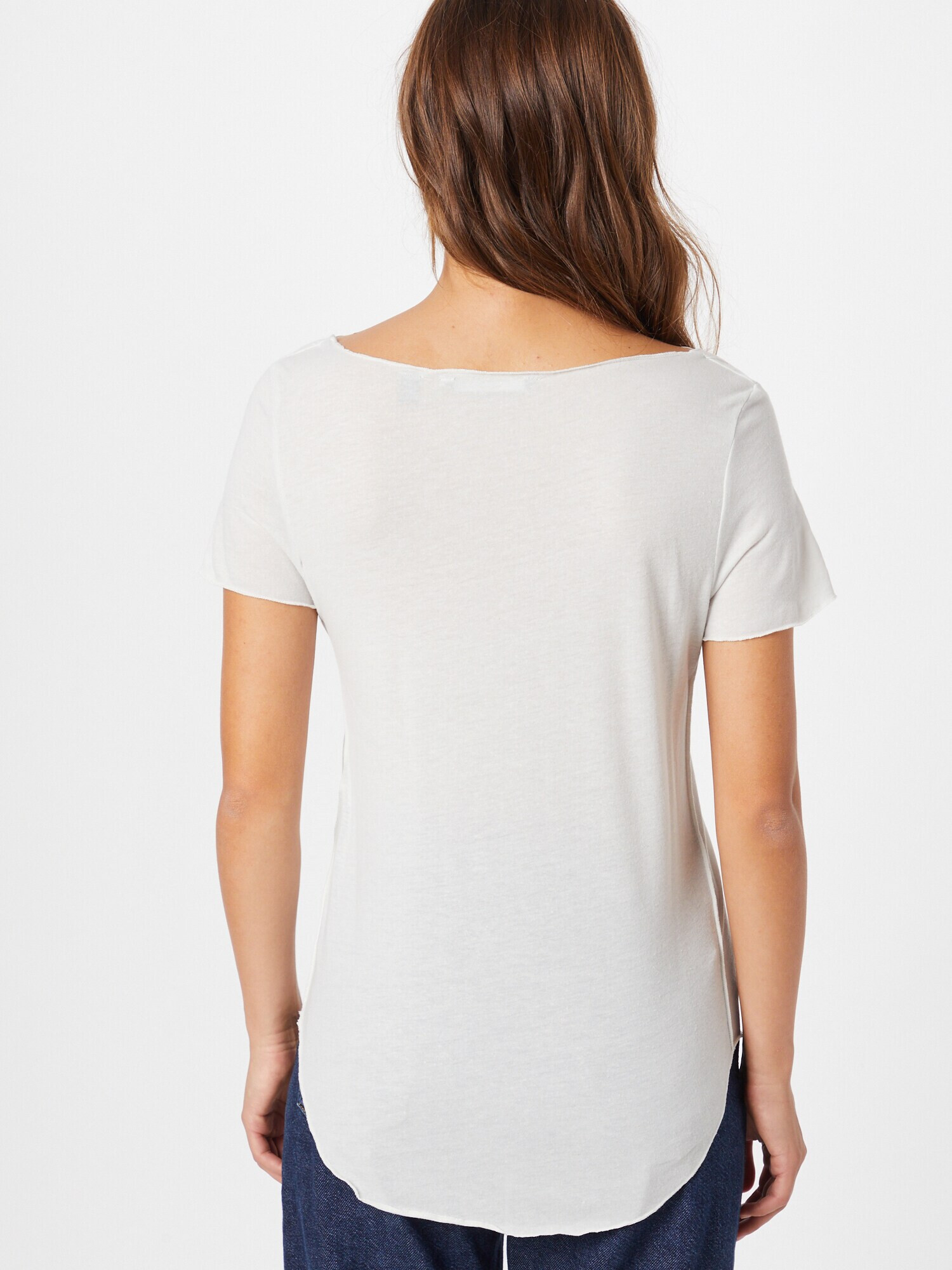 VERO MODA Tricou 'LUA' auriu / alb - Pled.ro