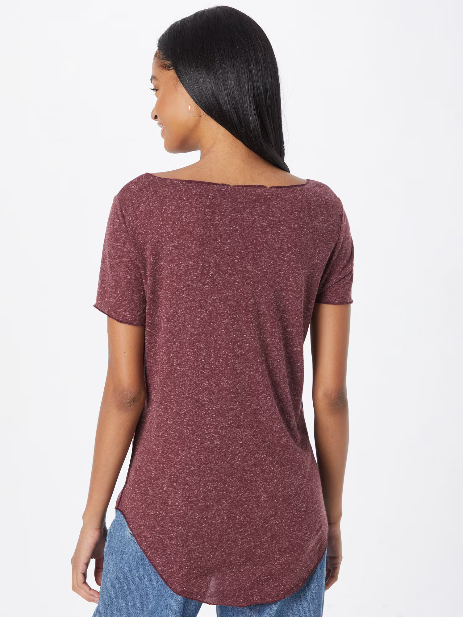 VERO MODA Tricou 'Lua' roșu bordeaux - Pled.ro