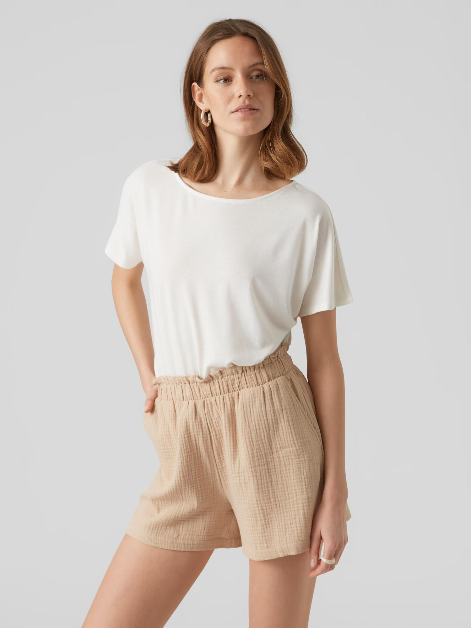 VERO MODA Tricou 'Marijune' alb - Pled.ro