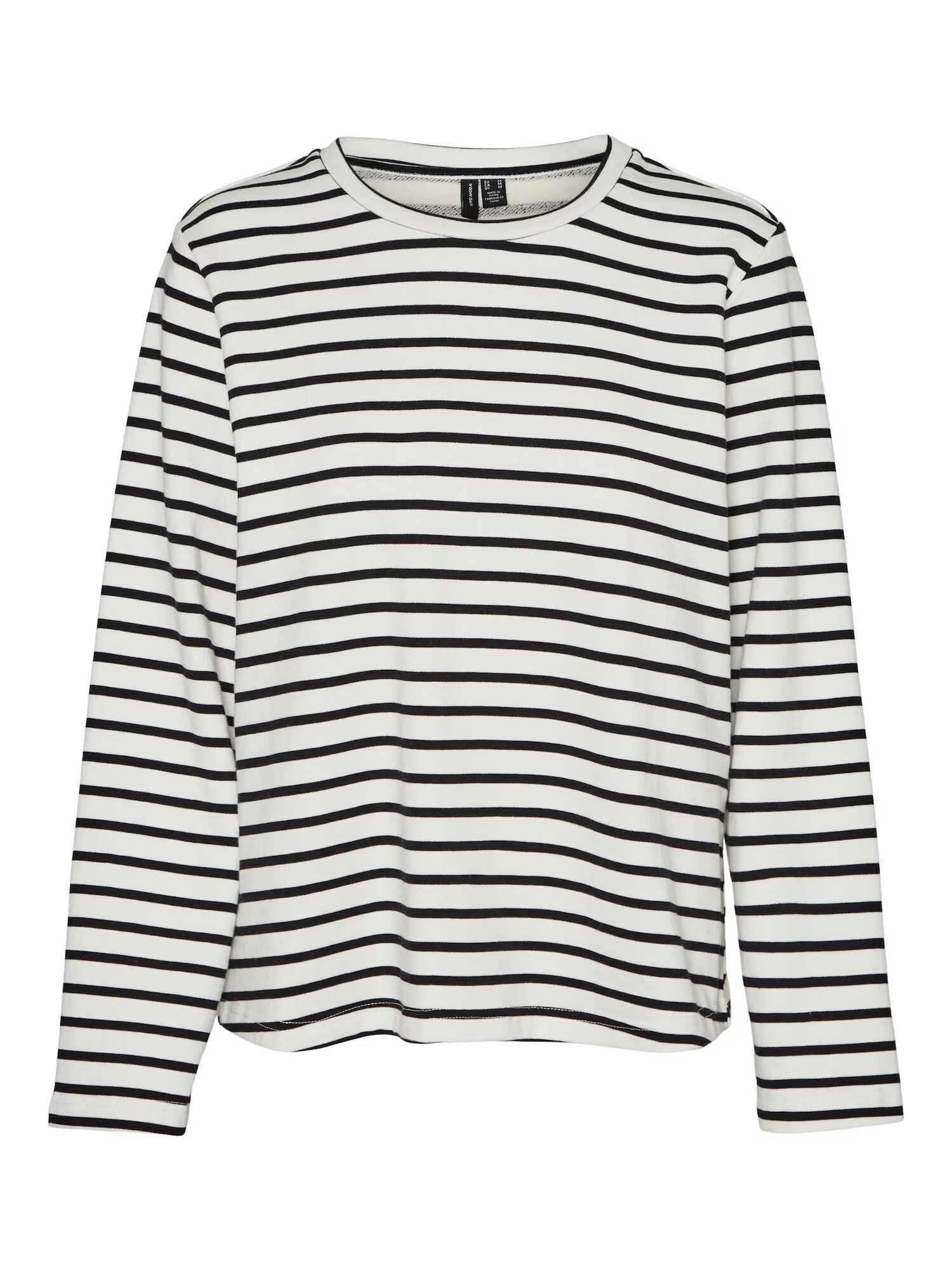 VERO MODA Tricou 'Mathilde' negru / alb - Pled.ro