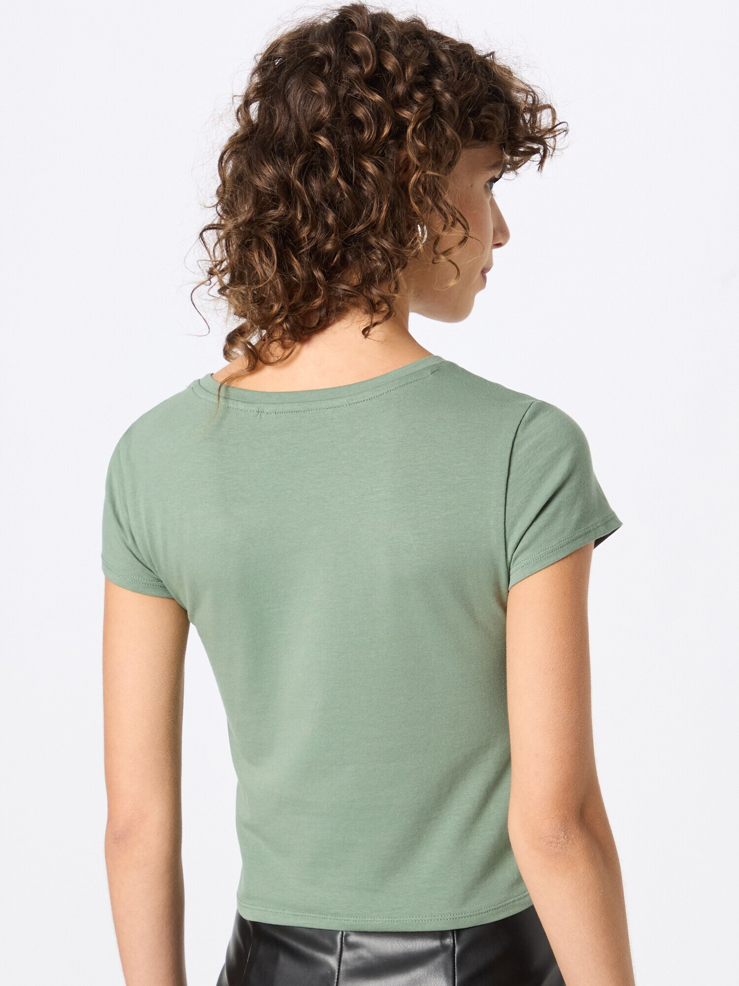 VERO MODA Tricou 'MAXI' verde pastel / negru - Pled.ro