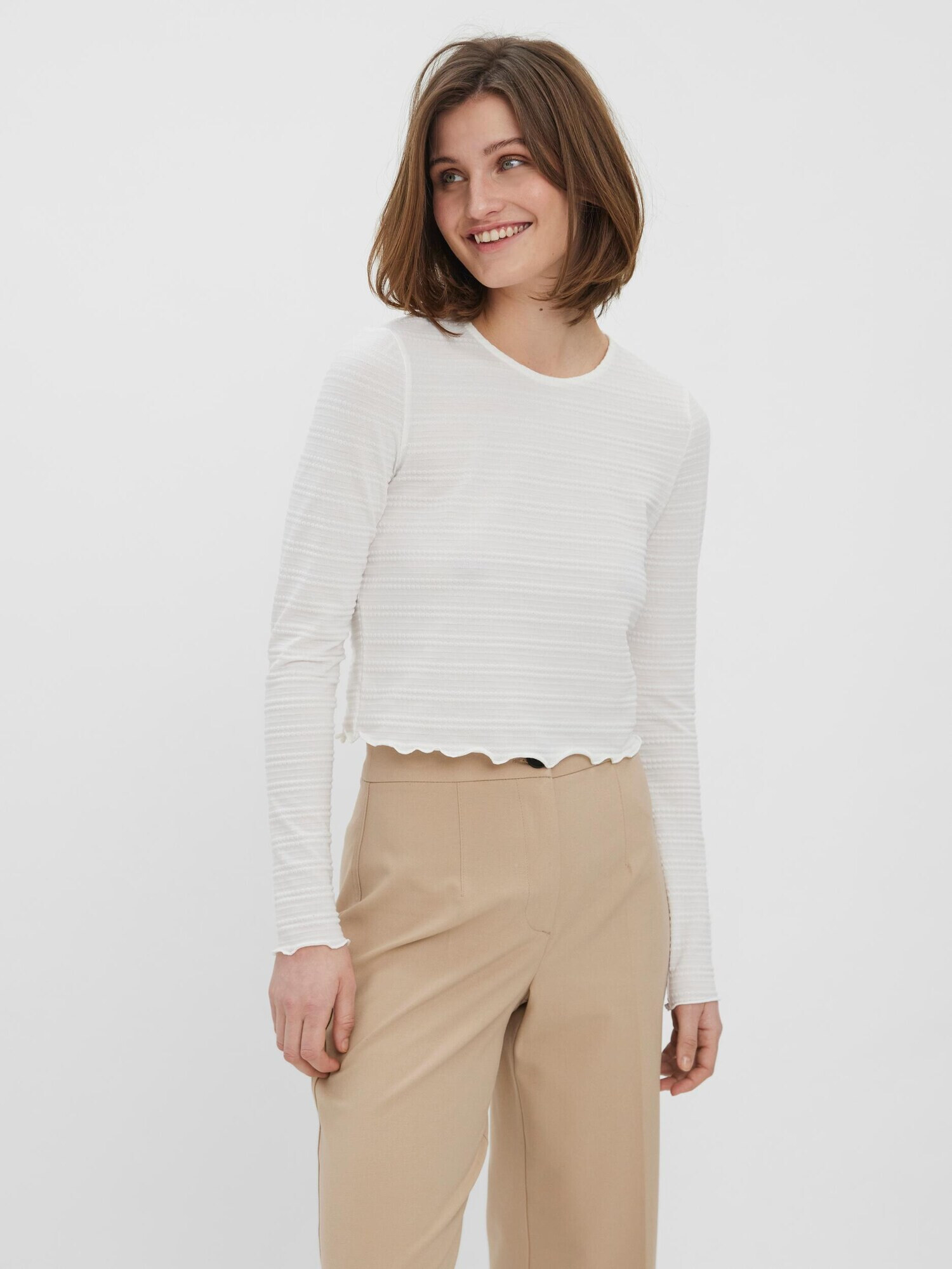 VERO MODA Tricou 'Mira' alb - Pled.ro