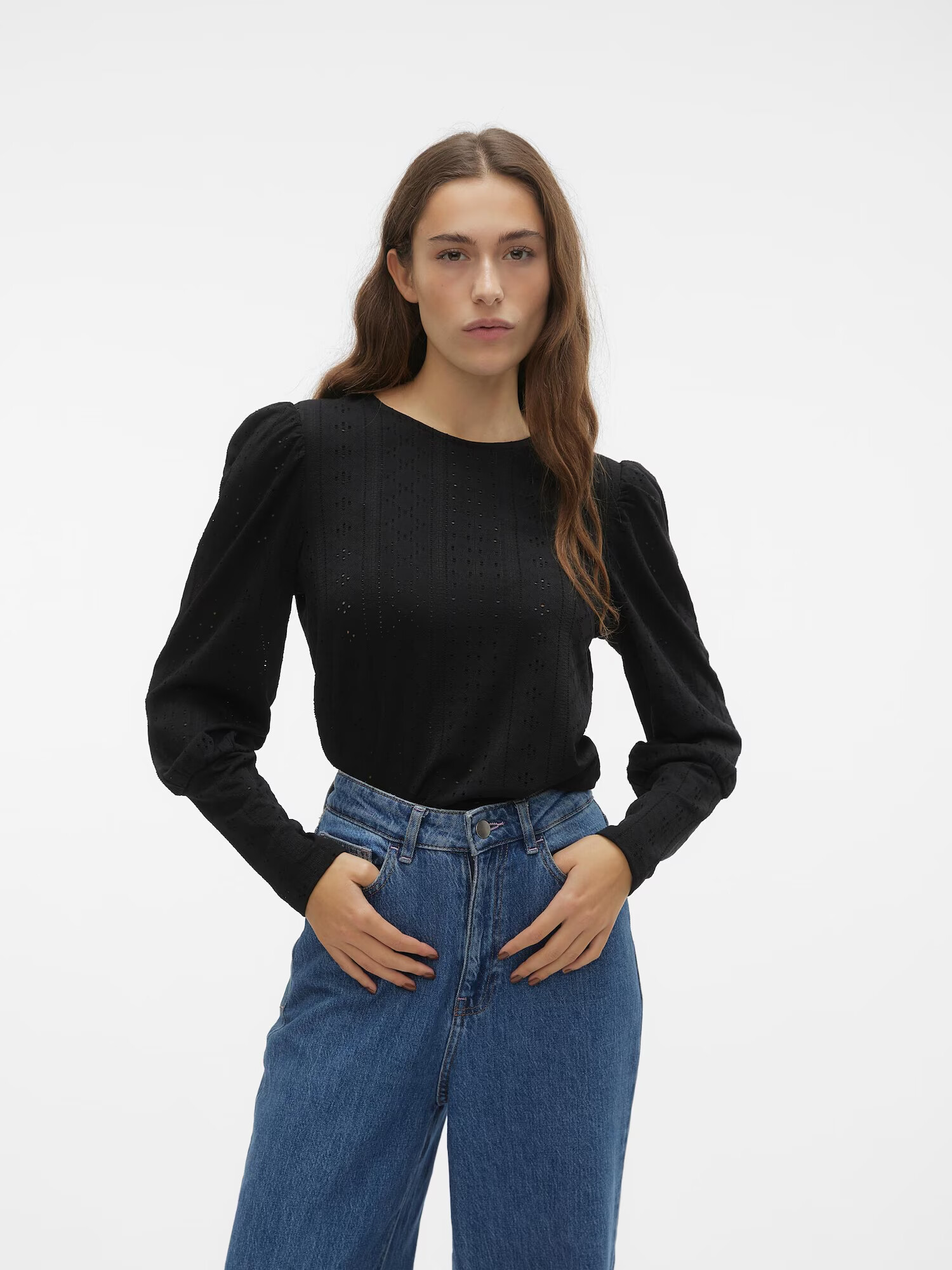 VERO MODA Tricou 'MUCHIO' negru - Pled.ro