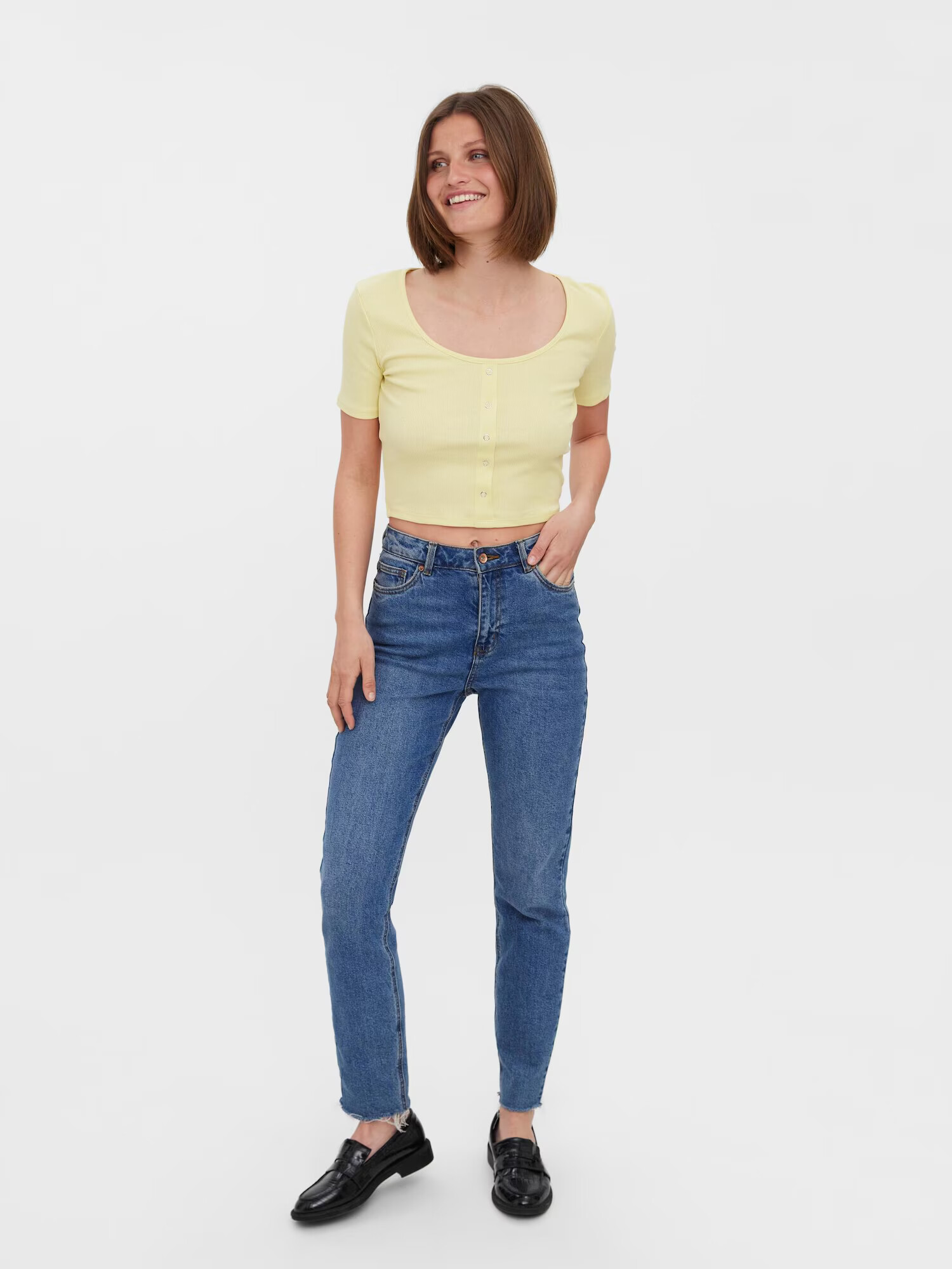 VERO MODA Tricou 'Natasha' galben citron - Pled.ro