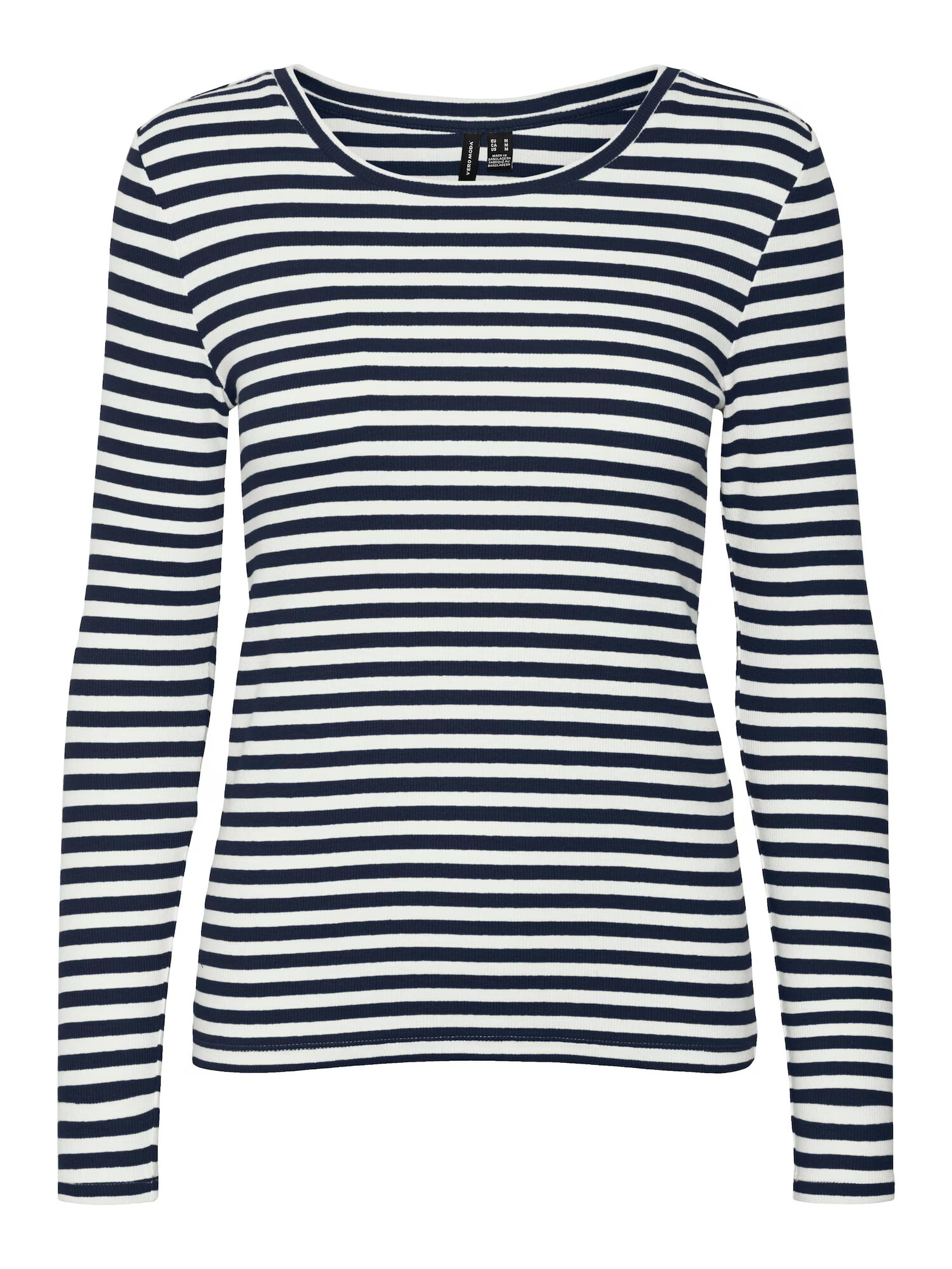 VERO MODA Tricou 'Natasha' negru / alb - Pled.ro