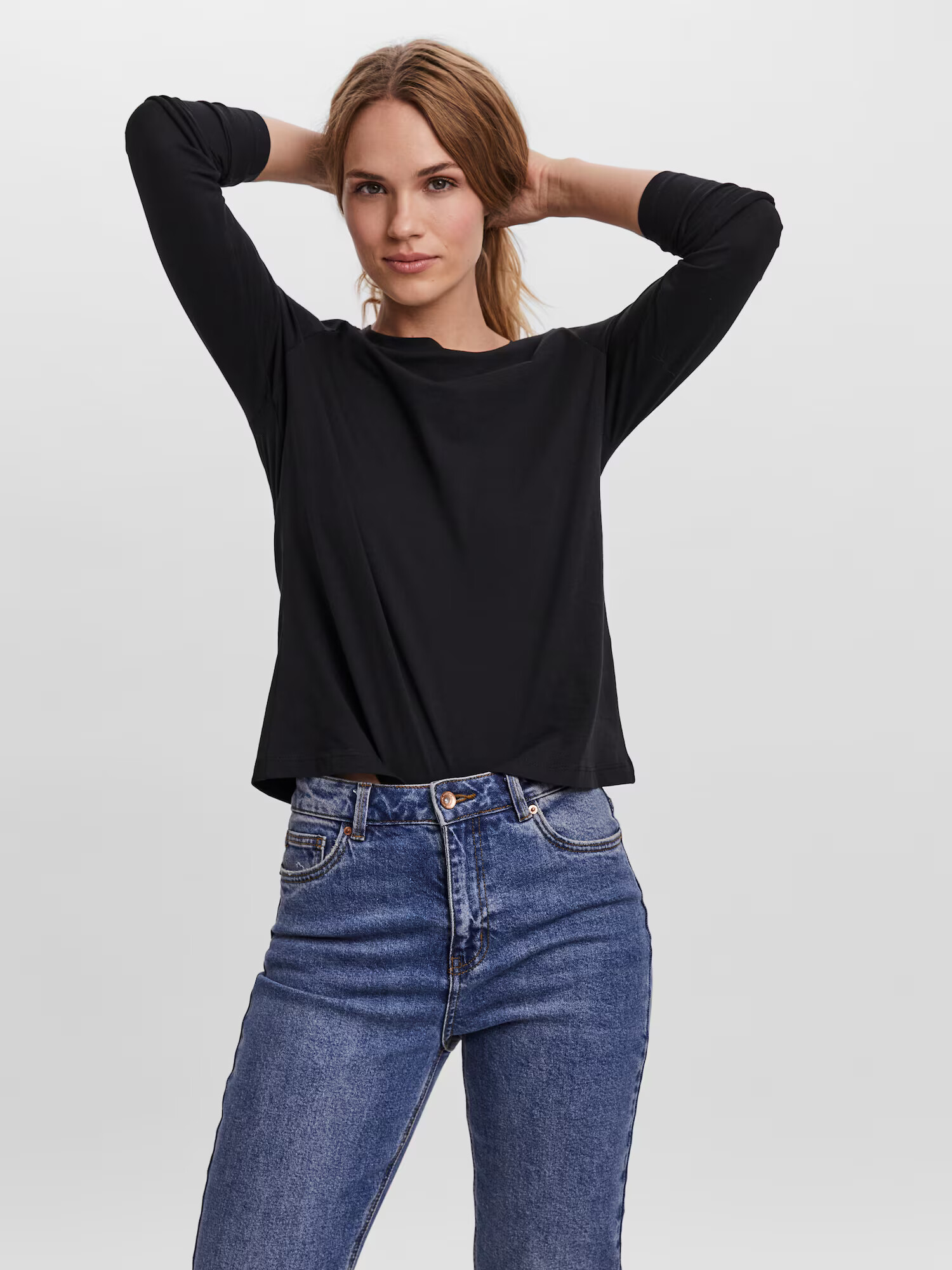 VERO MODA Tricou 'Paula' negru - Pled.ro