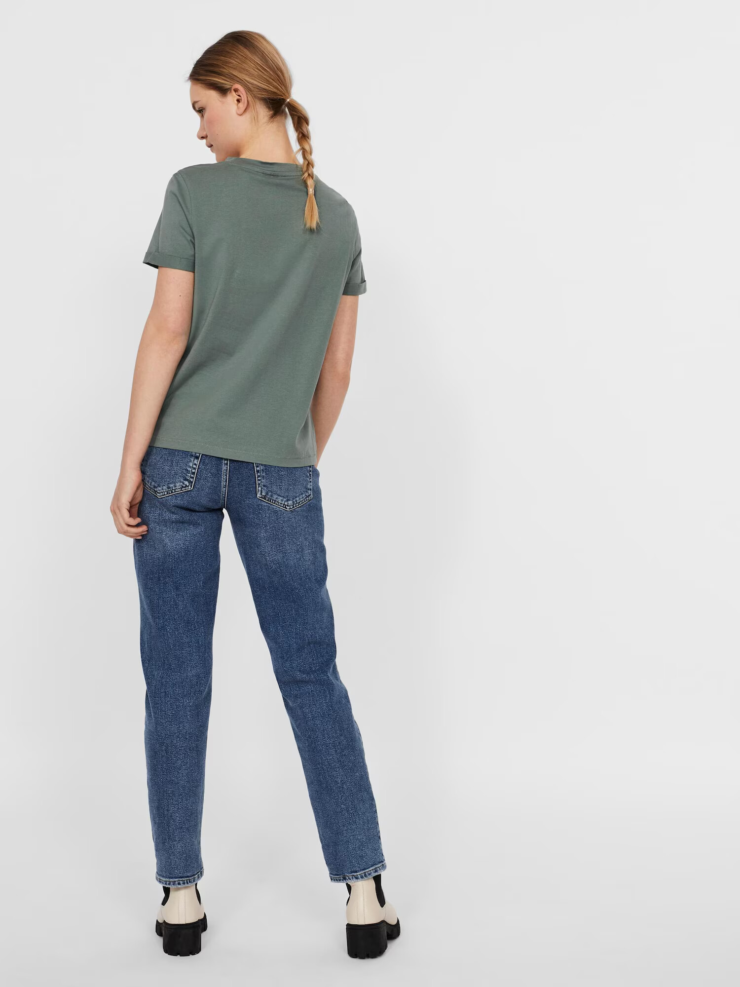 VERO MODA Tricou 'Paula' verde smarald - Pled.ro